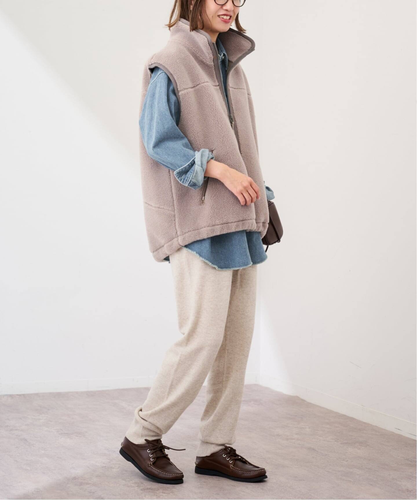 ウールボアベスト（ボア・フリース）｜FRAMeWORK（フレームワーク）の