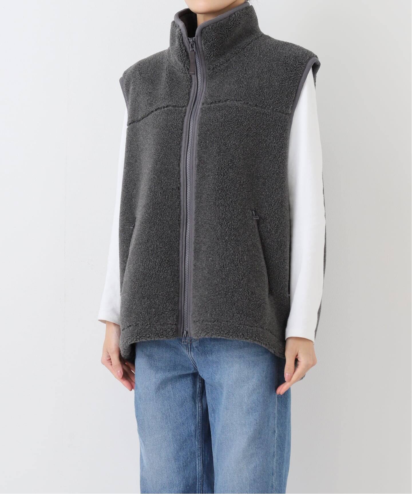 ウールボアベスト（ボア・フリース）｜FRAMeWORK（フレームワーク）の