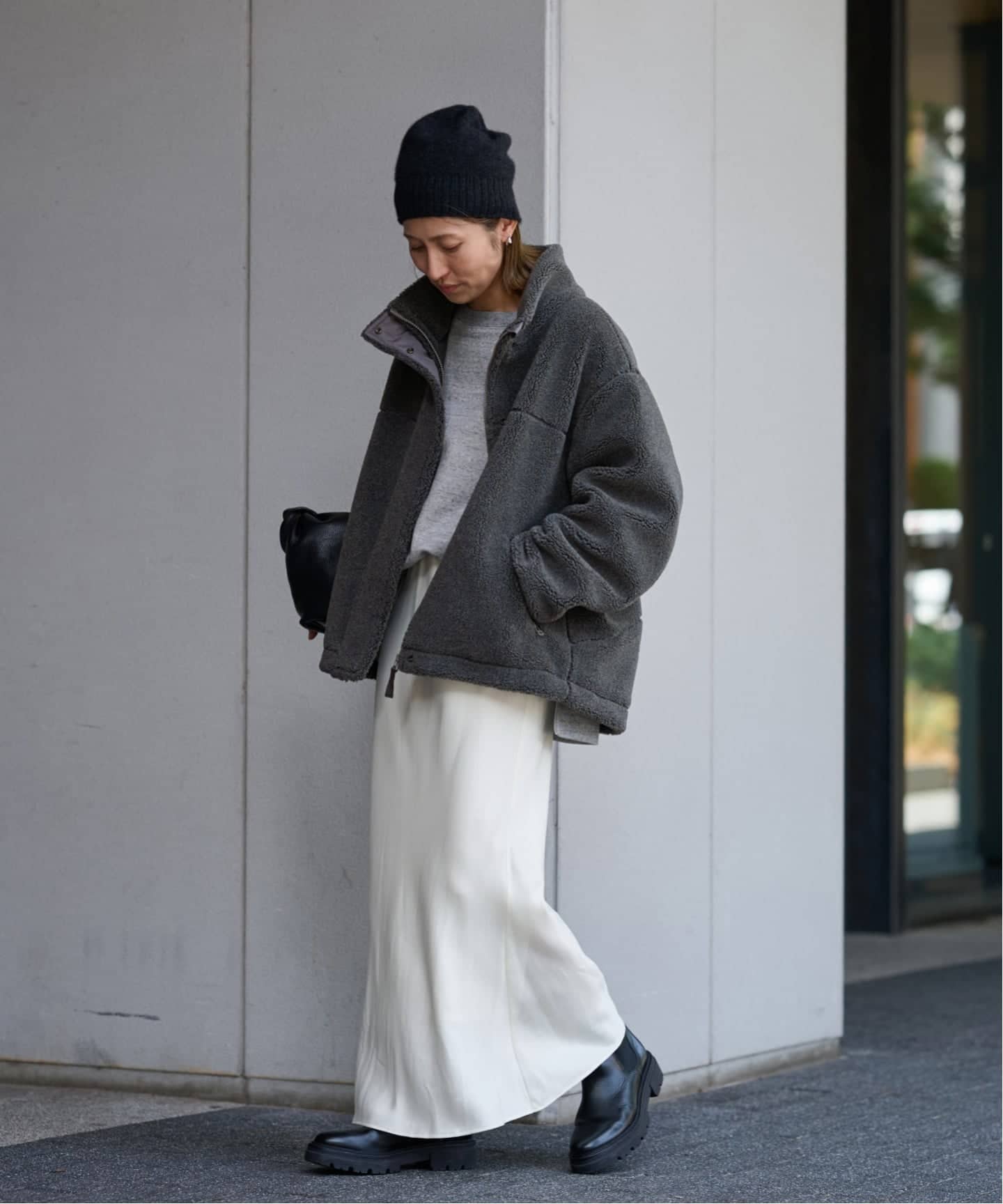 ≪一部カラーWEB限定 / 追加≫ウールボアスタンドブルゾン（ボア