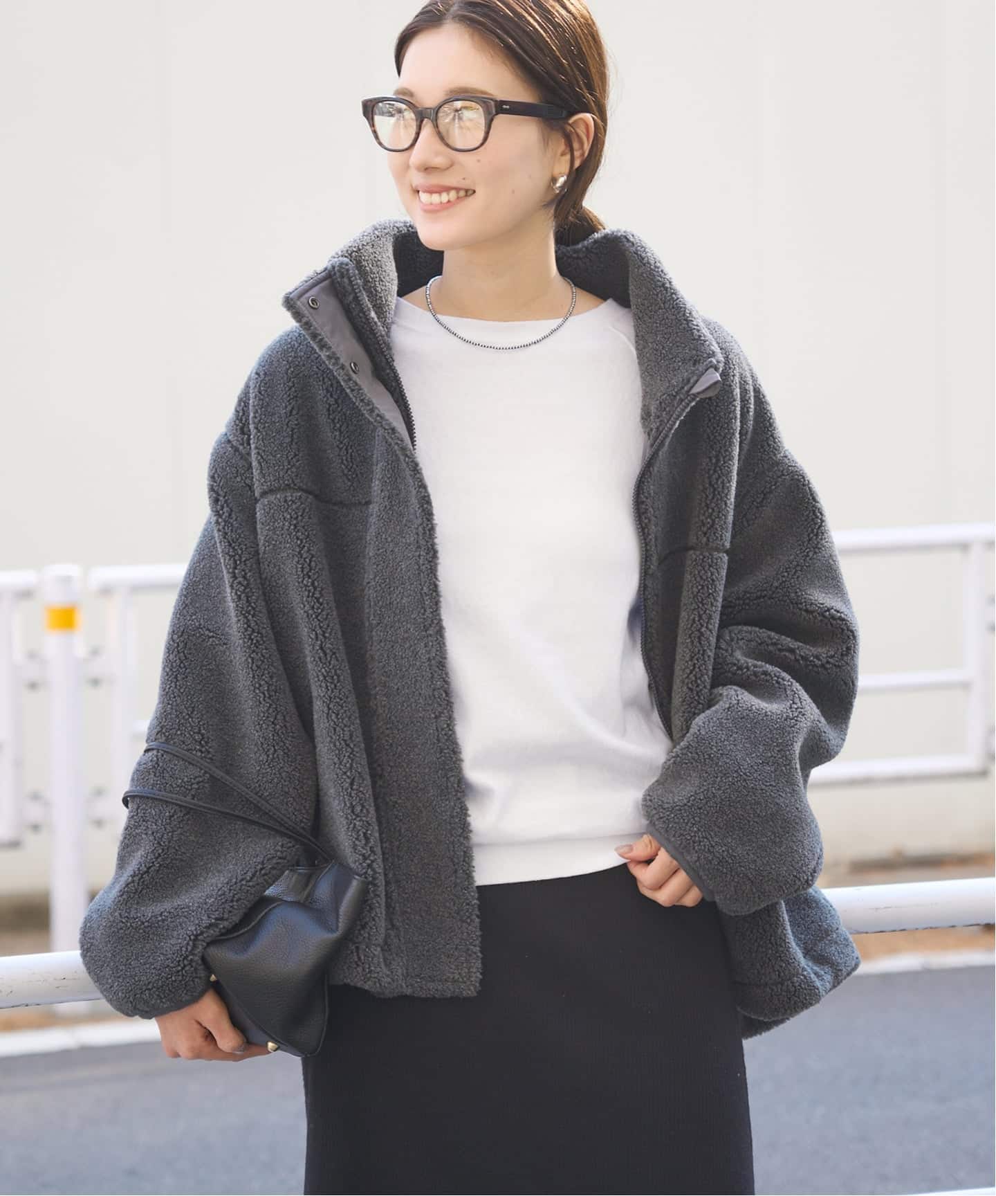 ≪追加≫ウールボアスタンドブルゾン 4（その他ブルゾン／アウター