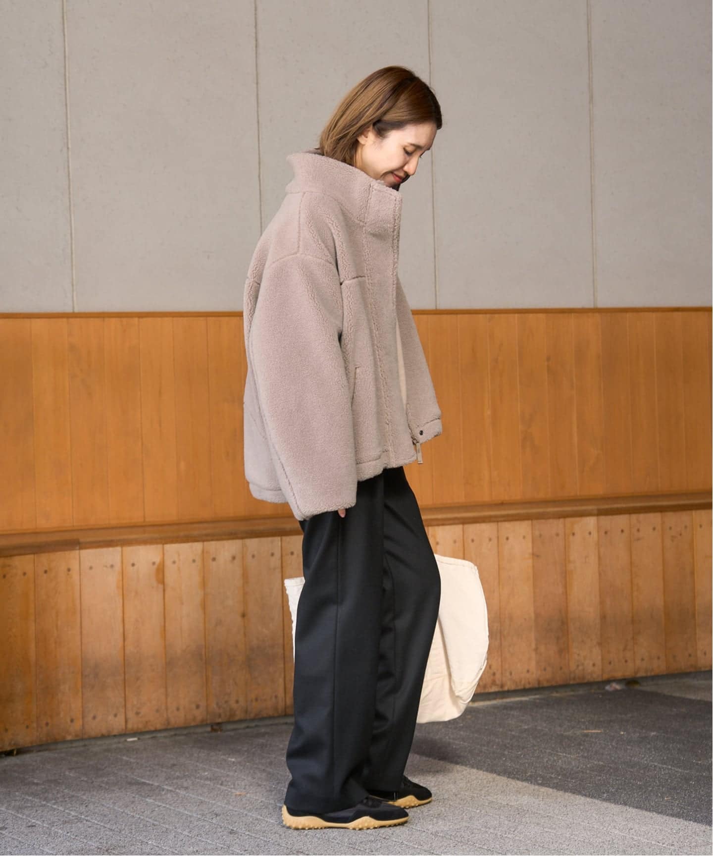 ≪追加≫ウールボアスタンドブルゾン 4（その他ブルゾン／アウター