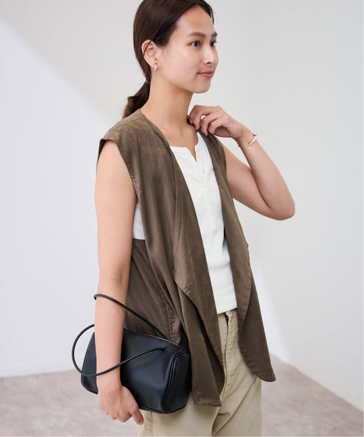 FRAMeWORK/フレームワーク フェイクスエードドレープジレ フェイクスエードドレープジレ（ベスト）｜FRAMeWORK（フレームワーク