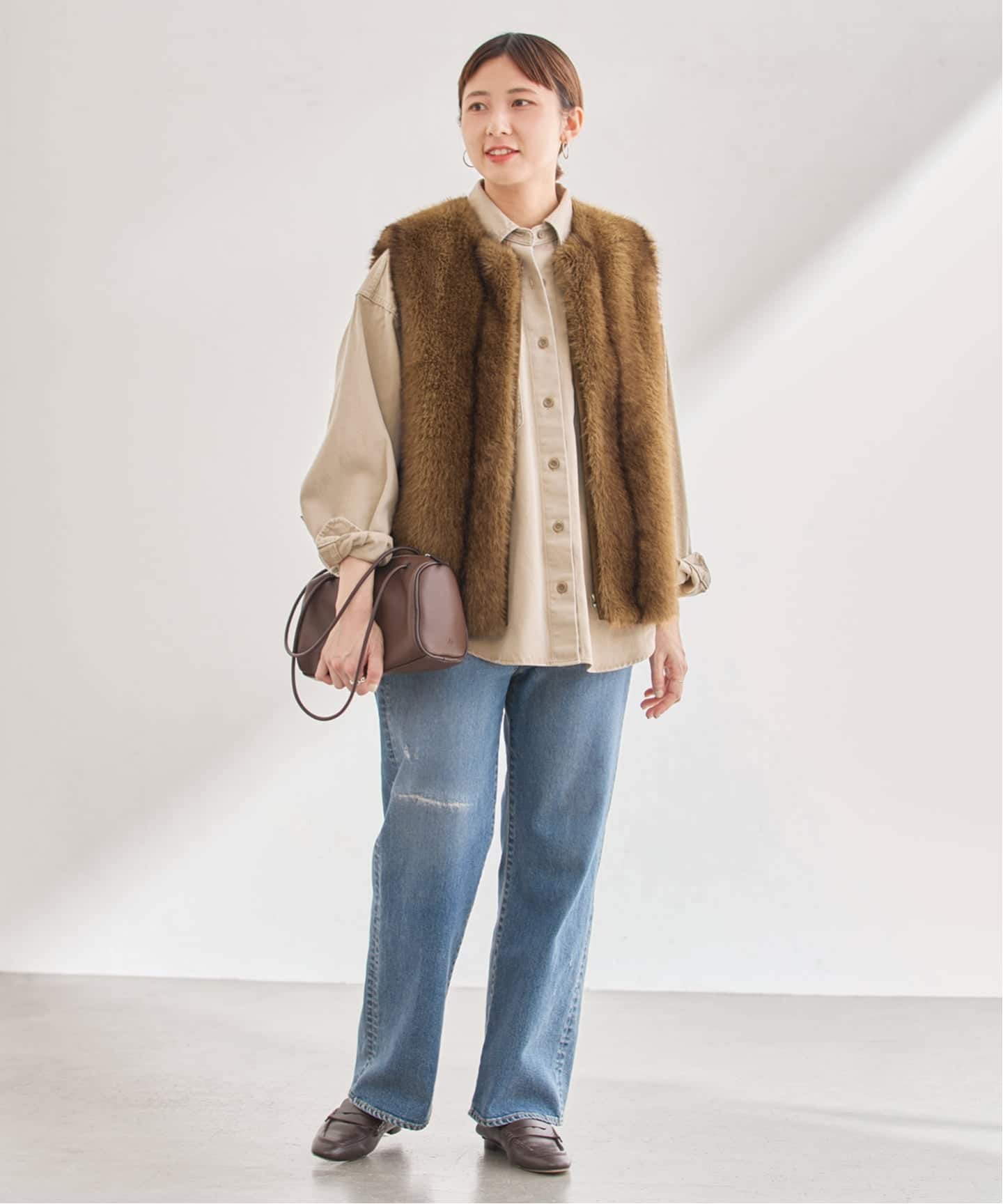 フェイクファーベスト（ベスト）｜FRAMeWORK（フレームワーク）の通販