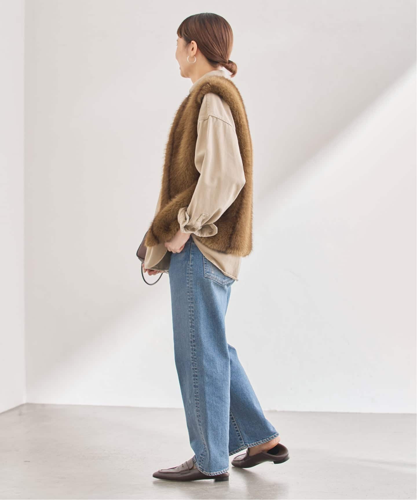 フェイクファーベスト（ベスト）｜FRAMeWORK（フレームワーク）の通販