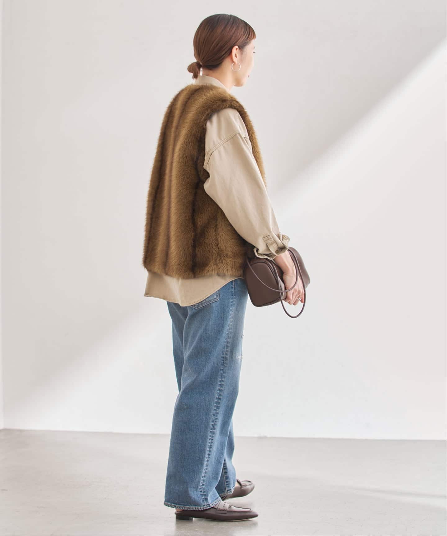 フェイクファーベスト（ベスト）｜FRAMeWORK（フレームワーク