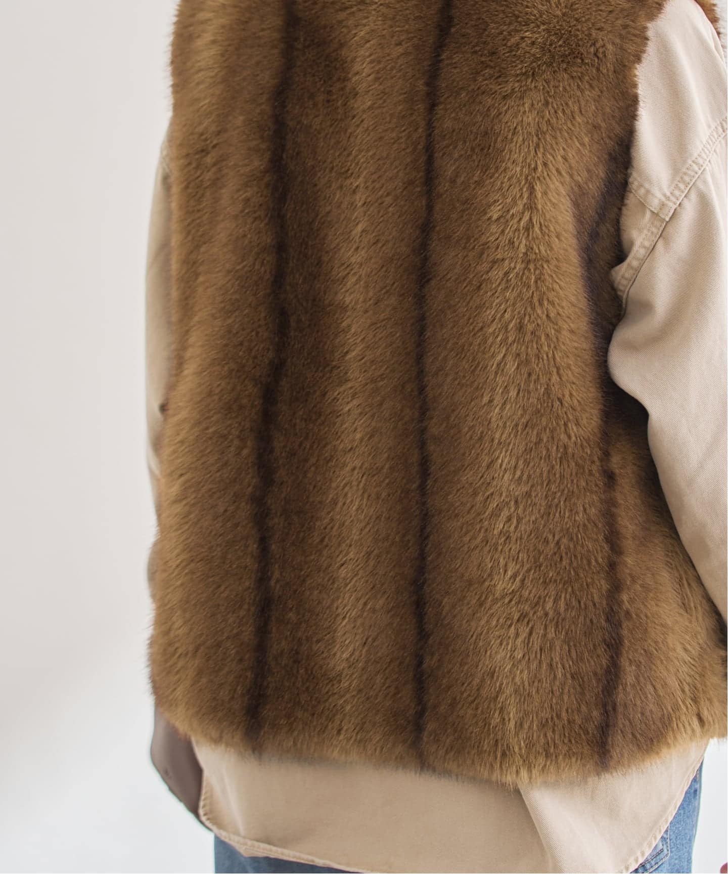 フェイクファーベスト（ベスト）｜FRAMeWORK（フレームワーク）の通販