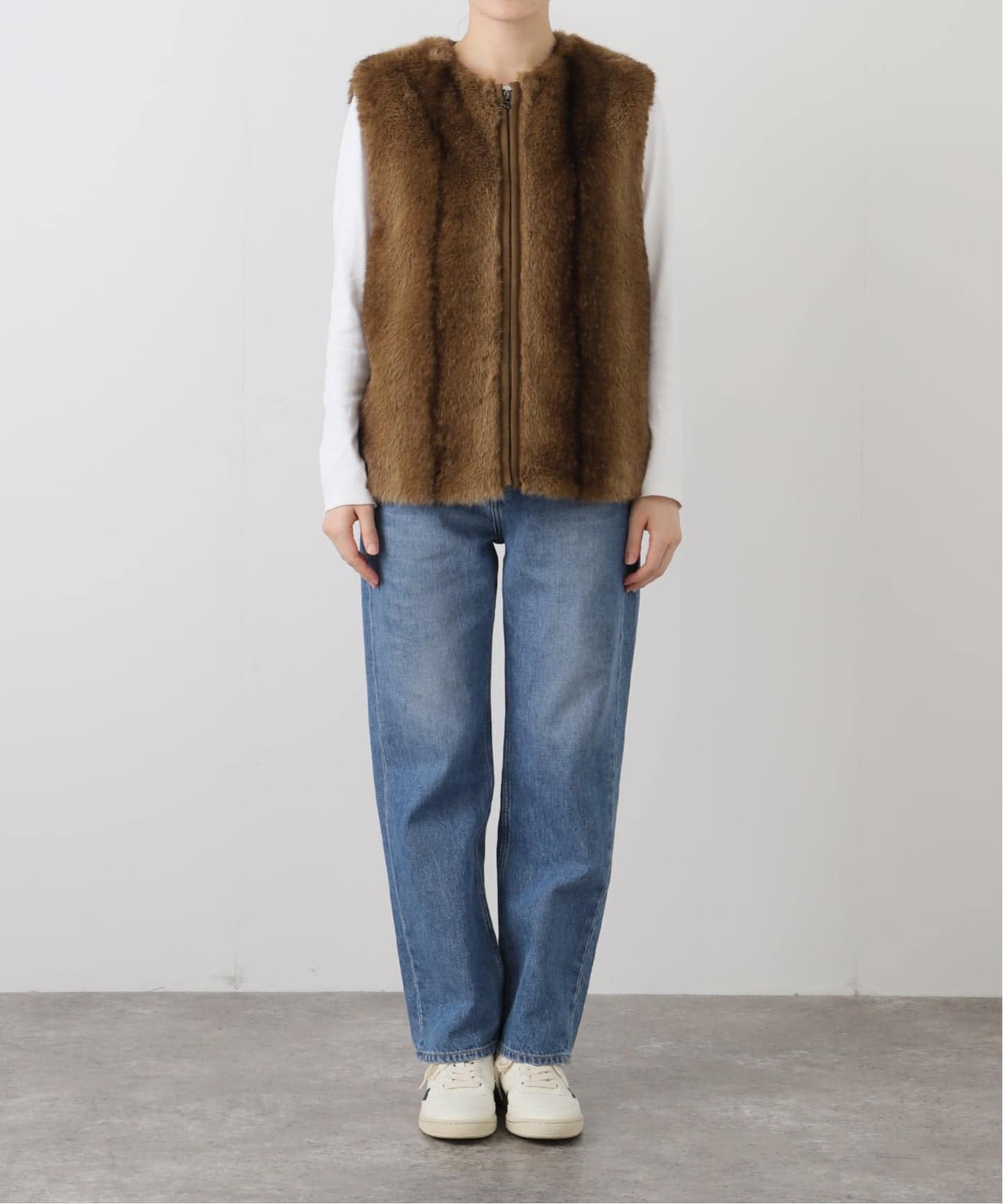 フェイクファーベスト（ベスト）｜FRAMeWORK（フレームワーク）の通販