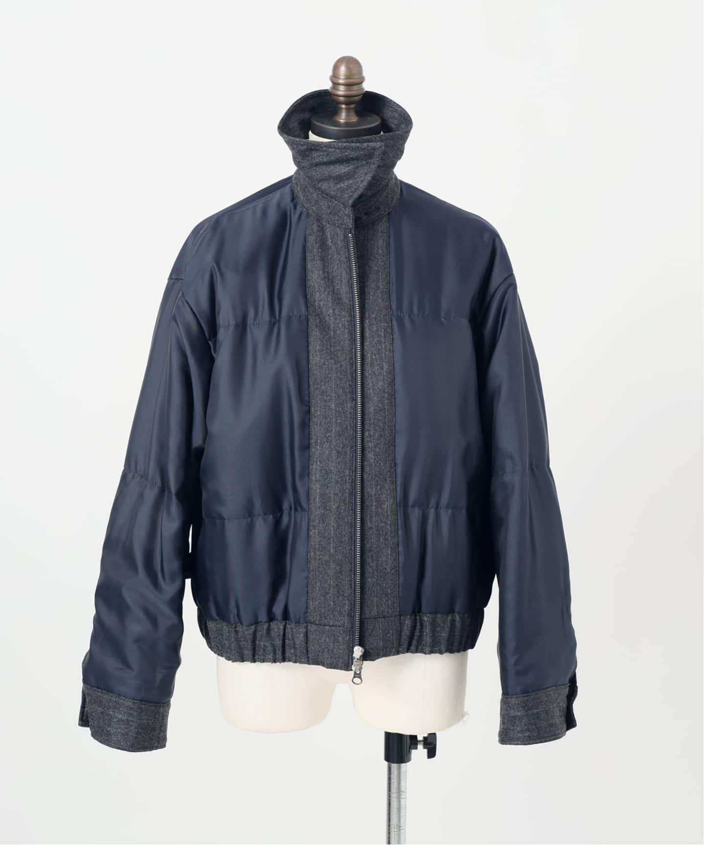 WOOL-STRIPEスィングトップブルゾン（その他ブルゾン／アウター