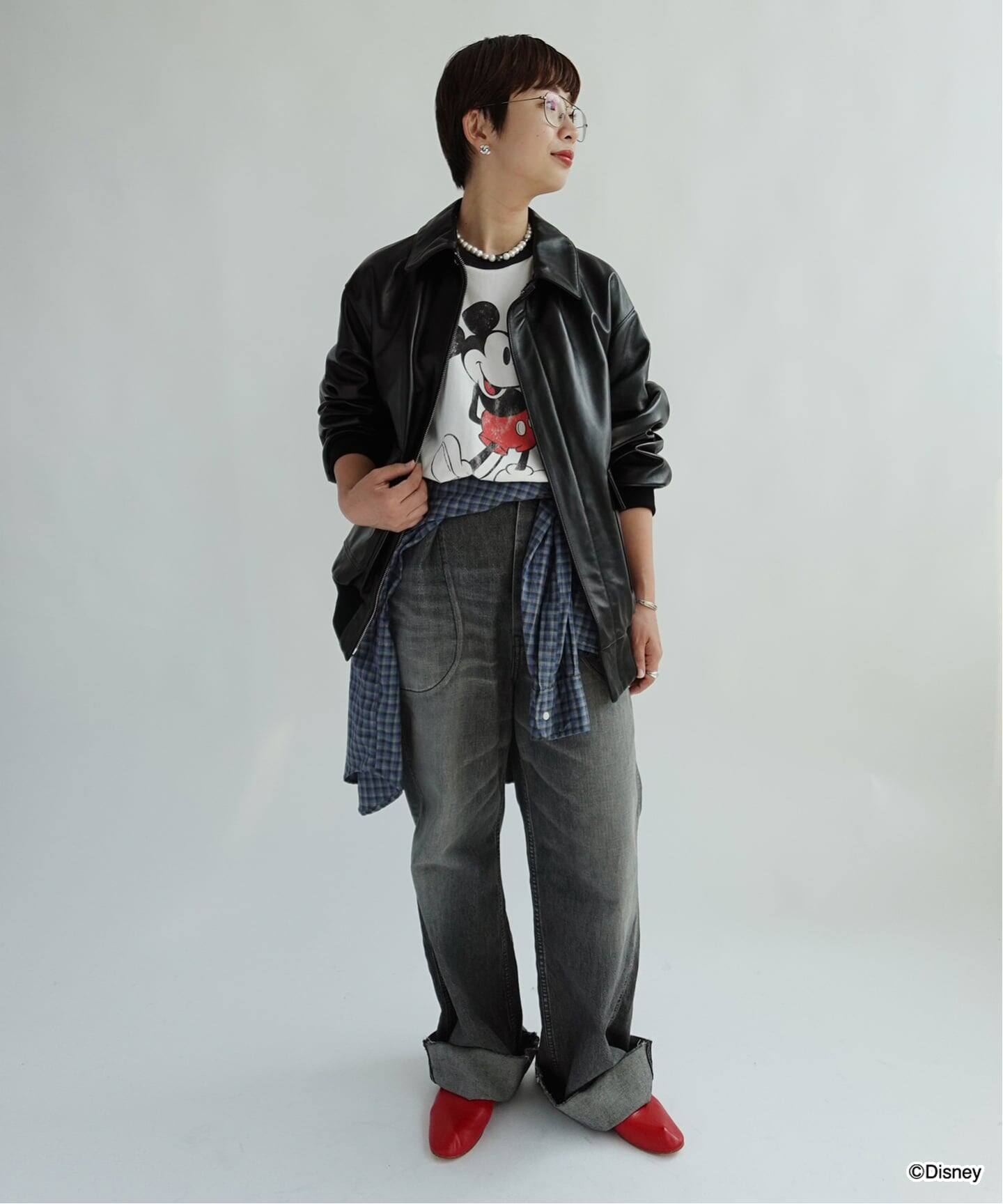 LOEFF/ロエフ LAMB LTR FLHT ジャケット（レザージャケット