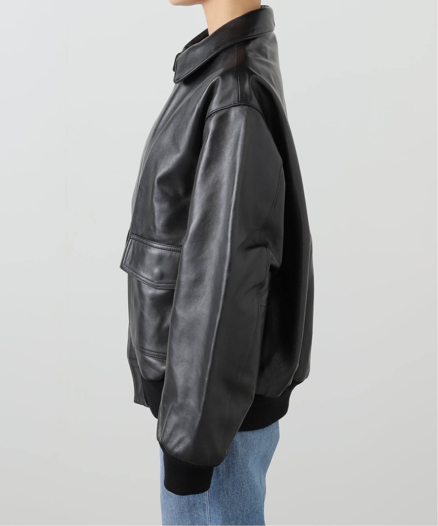 LOEFF/ロエフ LAMB LTR FLHT ジャケット（レザージャケット