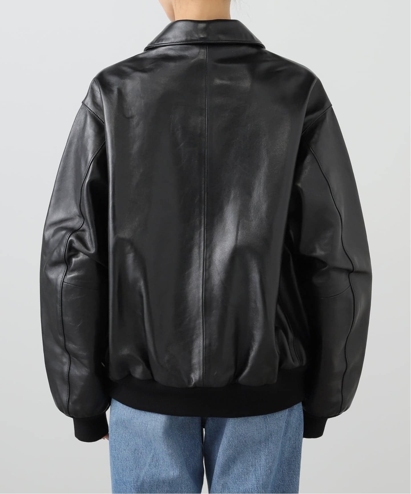 LOEFF/ロエフ LAMB LTR FLHT ジャケット（レザージャケット