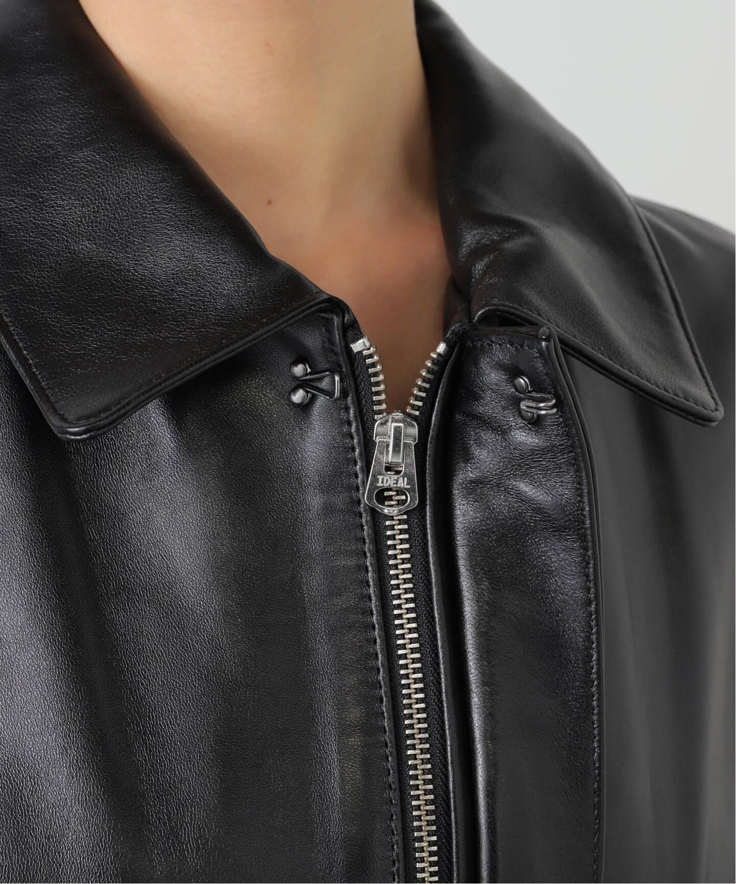 LOEFF/ロエフ LAMB LTR FLHT ジャケット（レザージャケット