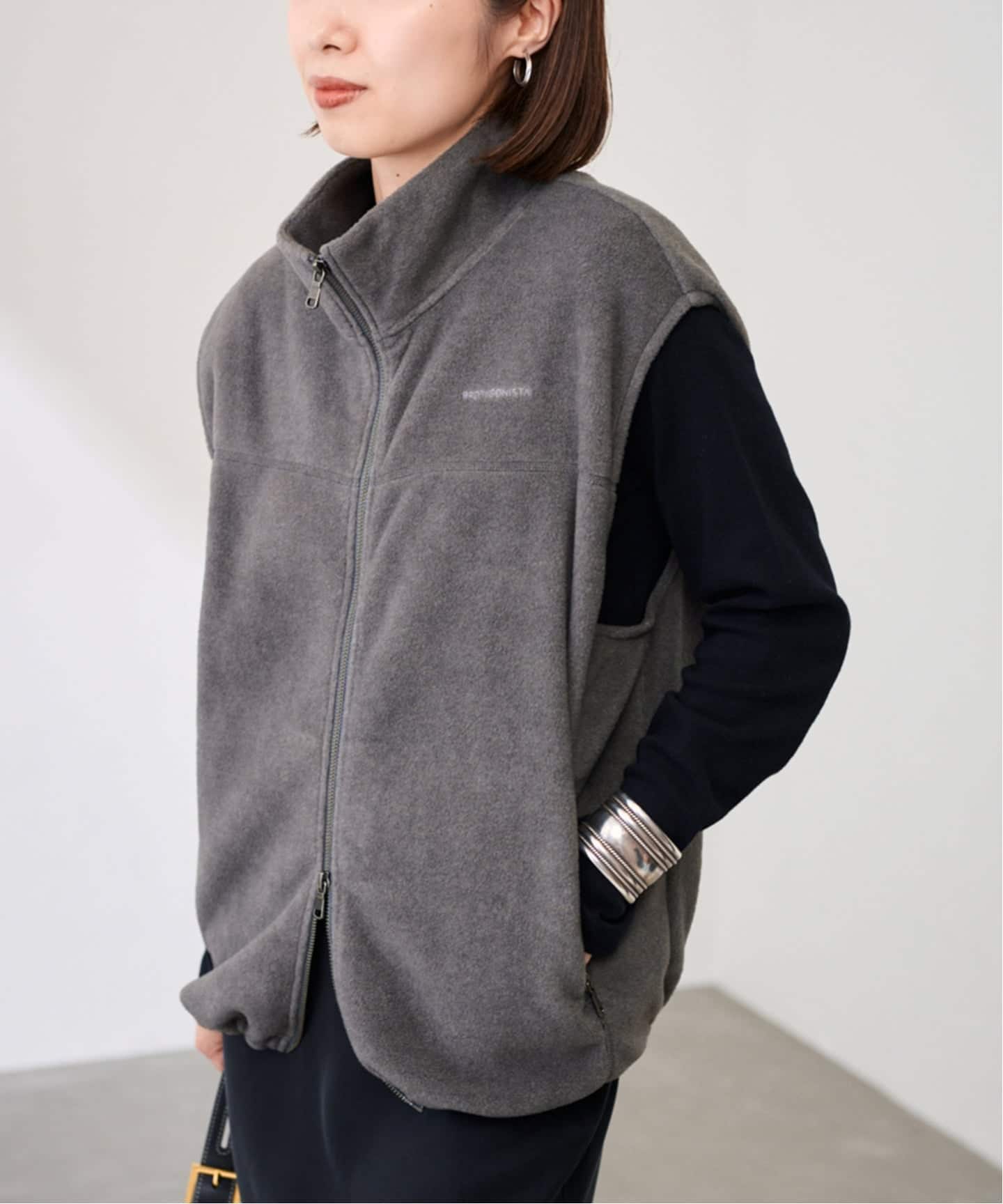 PROTAGONISTA/プロタゴニスタ 別注エコフリースベスト（ベスト