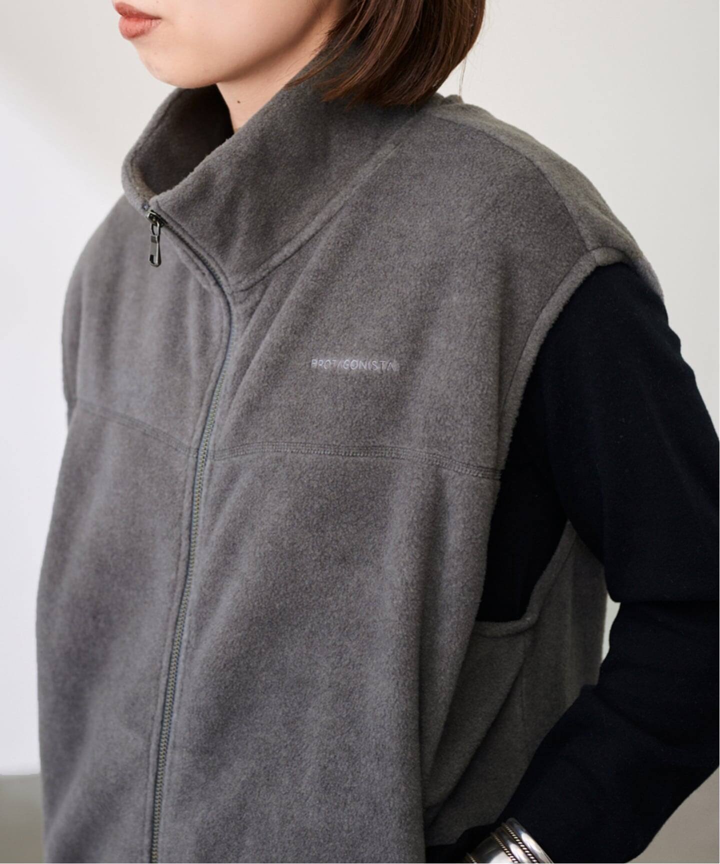 PROTAGONISTA/プロタゴニスタ 別注エコフリースベスト（ベスト