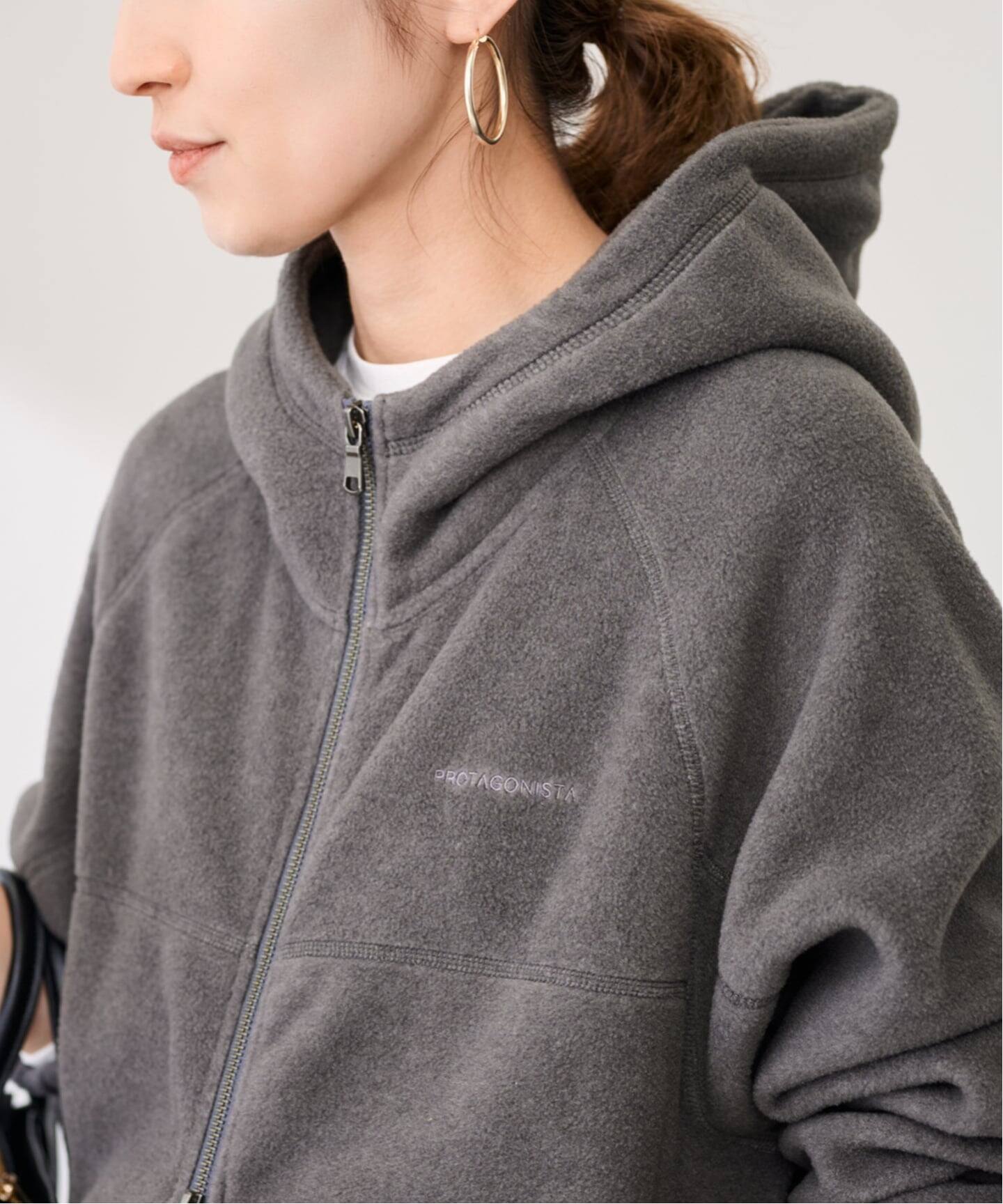 PROTAGONISTA/プロタゴニスタ 別注エコフリースフーディー（ボア