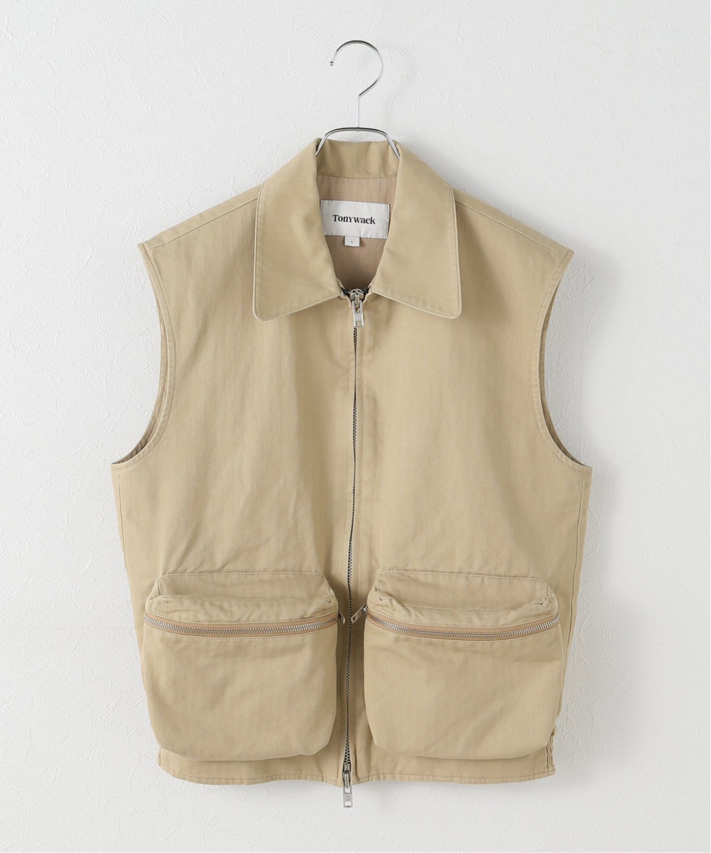 TONYWACK WASHED HERRINBORN CT CARGO POKE（ベスト
