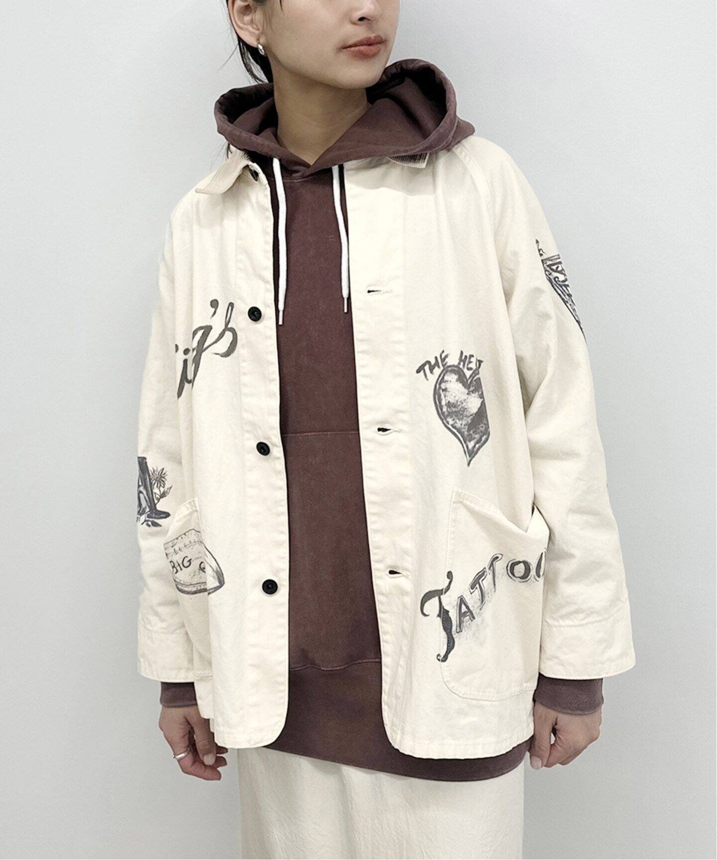 rakugaki 1984×FRAMeWORK×PAYDAY 別注ジャケット（カバーオール  