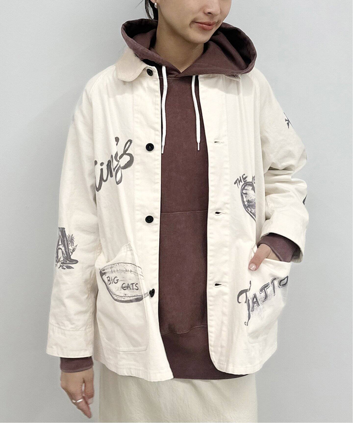 rakugaki 1984×FRAMeWORK×PAYDAY 別注ジャケット（カバーオール 