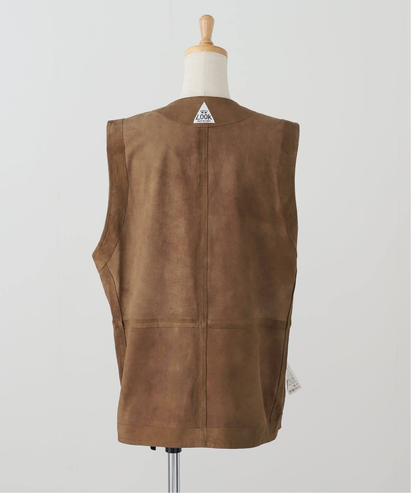 THRIFTY LOOK/スリフティルック 別注ワークスウェードベスト（ベスト