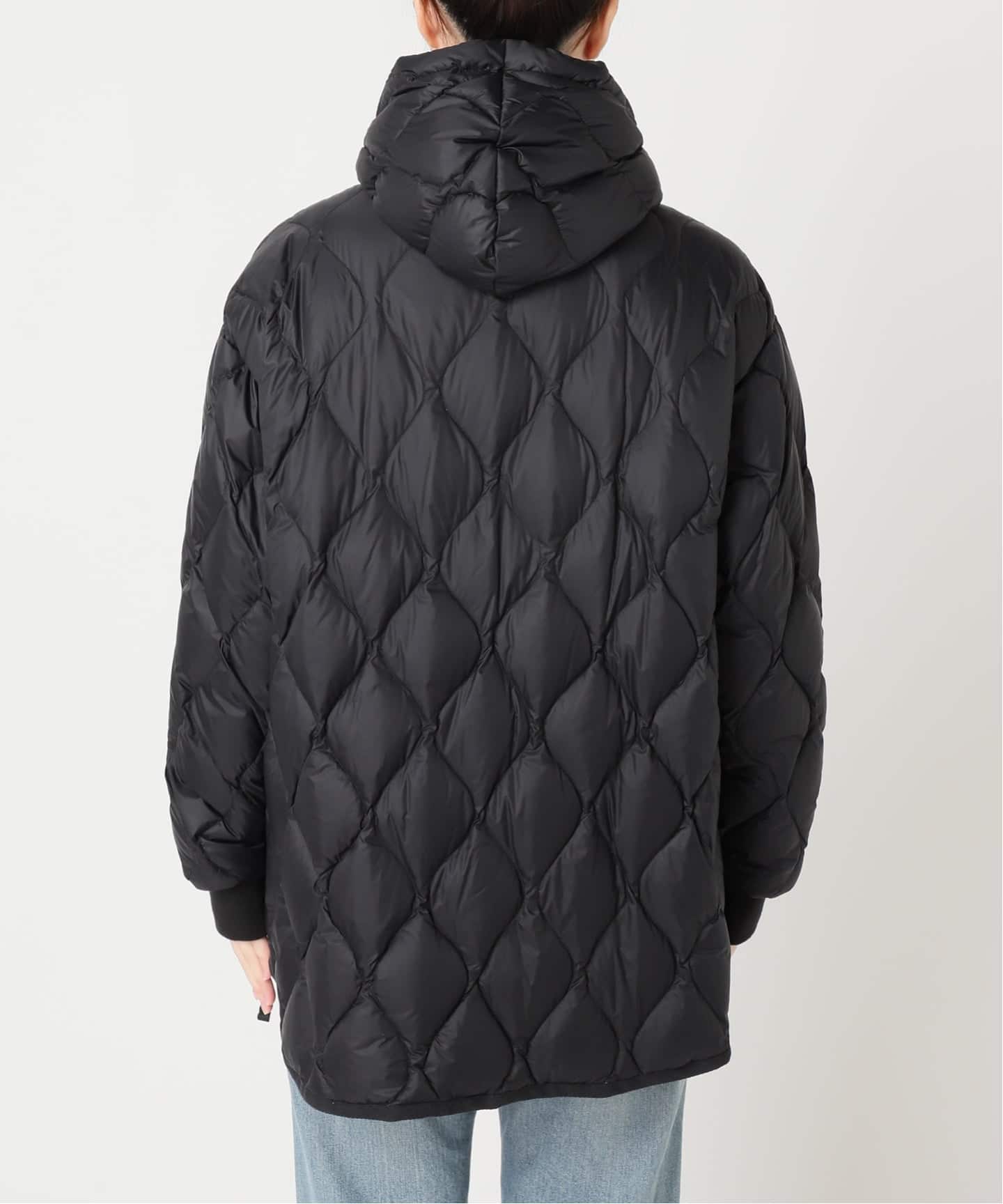 フレームワーク　タイオン　別注　フードビブス付きブルゾン　ブラック ≪WEB先行 / 追加≫TAION/タイオン 別注フードビブス付き