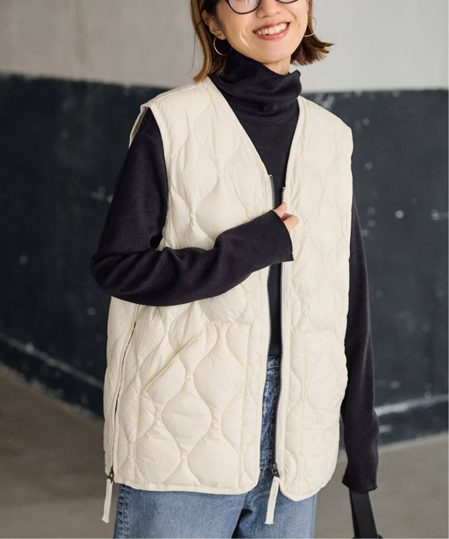 〈FRAMeWORK〉 ダウンベスト/ベージュ FRAMeWORK 「FRAMeWORK」 ベスト FREE ベージュ レディース : ZOZOTOWN