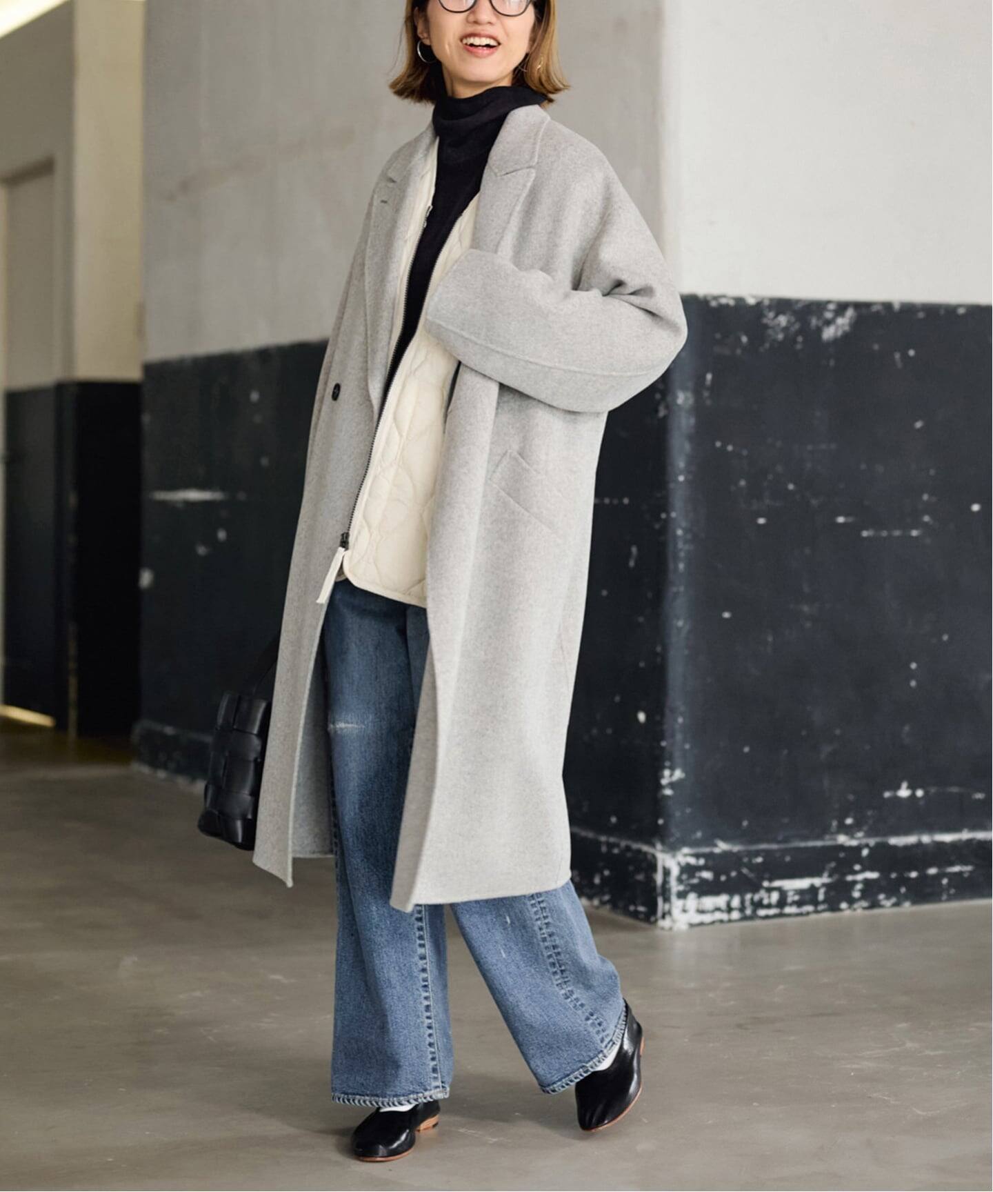 TAION/タイオン MILITARY V NECK WZIPダウンベスト（ダウン・中綿