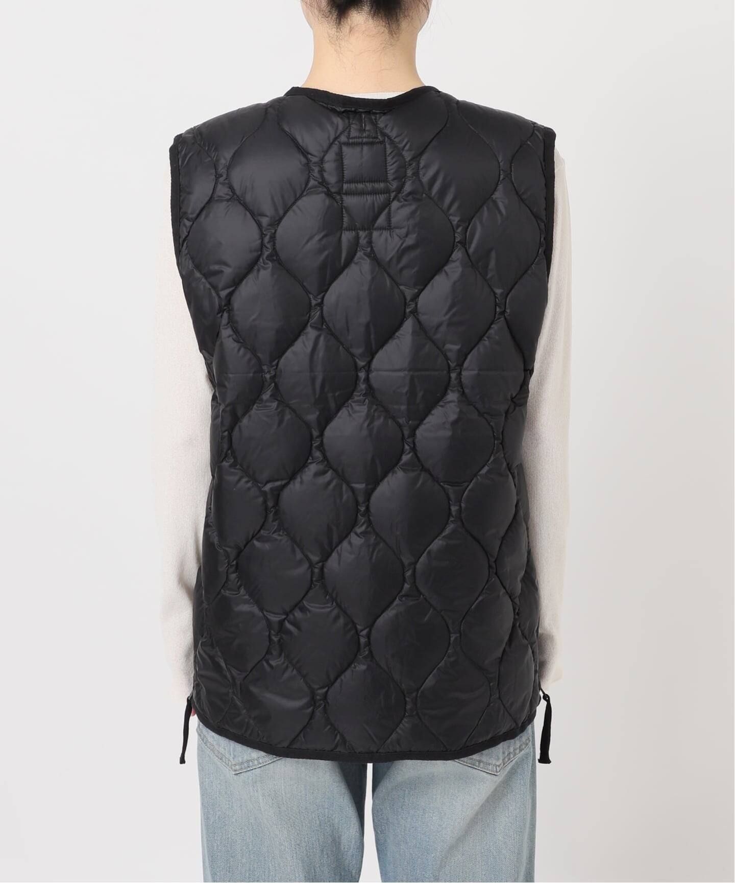 TAION/タイオン MILITARY V NECK WZIPダウンベスト TAION/タイオン MILITARY V NECK WZIPダウンベスト（ダウン・中綿