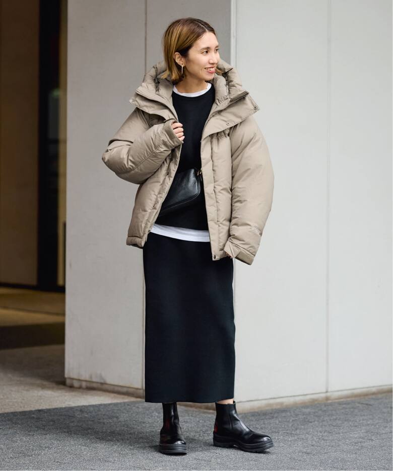 THE NORTH FACE フード付きダウンジャケット XS ベージュ THE NORTH 