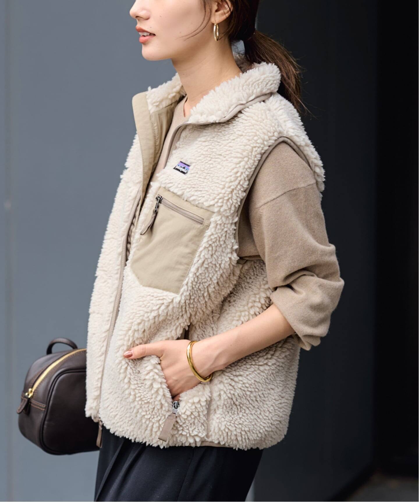 patagonia レディース M ベスト クリーム patagonia レディース M ベスト クリーム