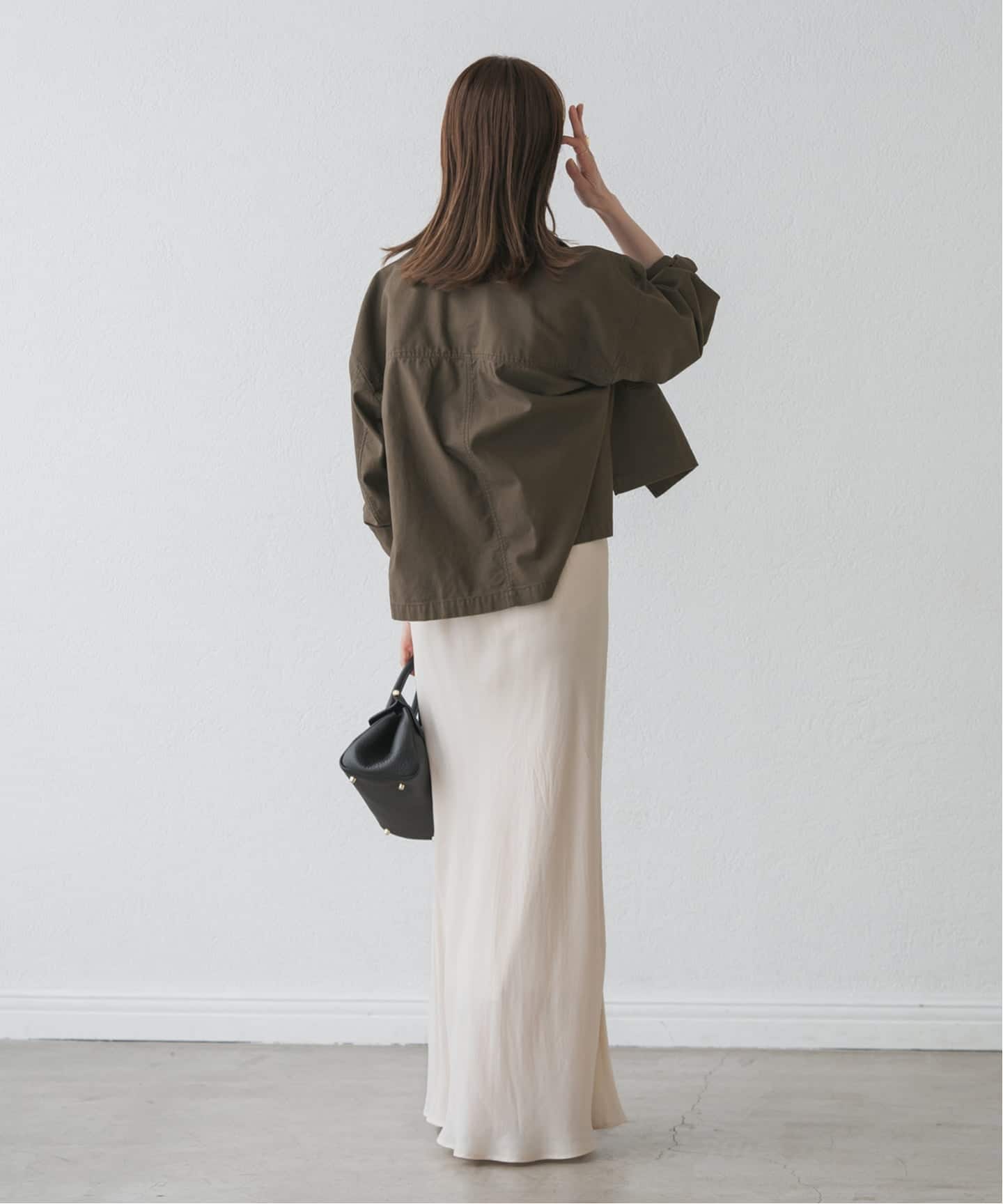 ミリタリークロスオーバーシャツブルゾン（ミリタリー）｜NOBLE