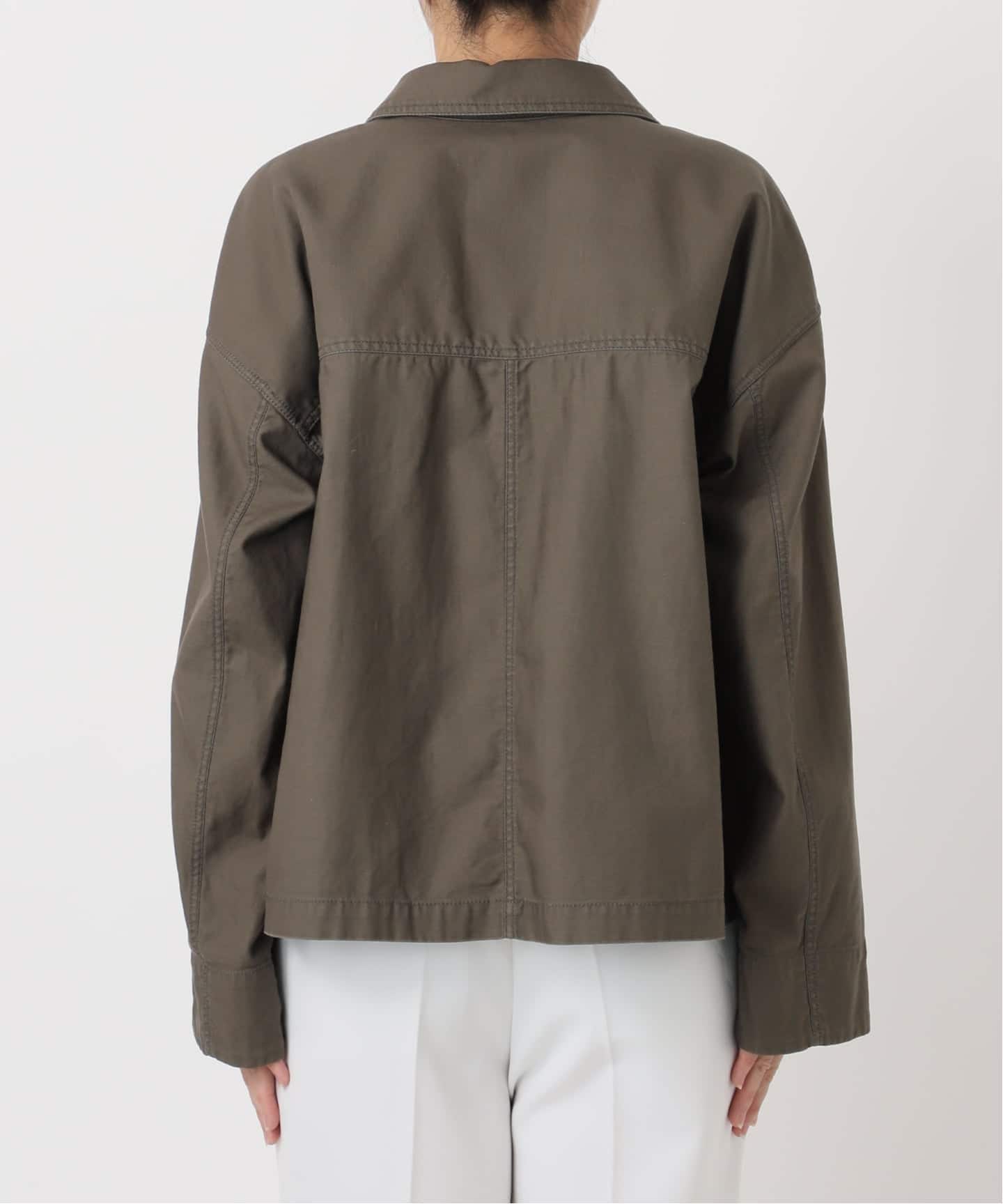 ミリタリークロスオーバーシャツブルゾン（ミリタリー）｜NOBLE