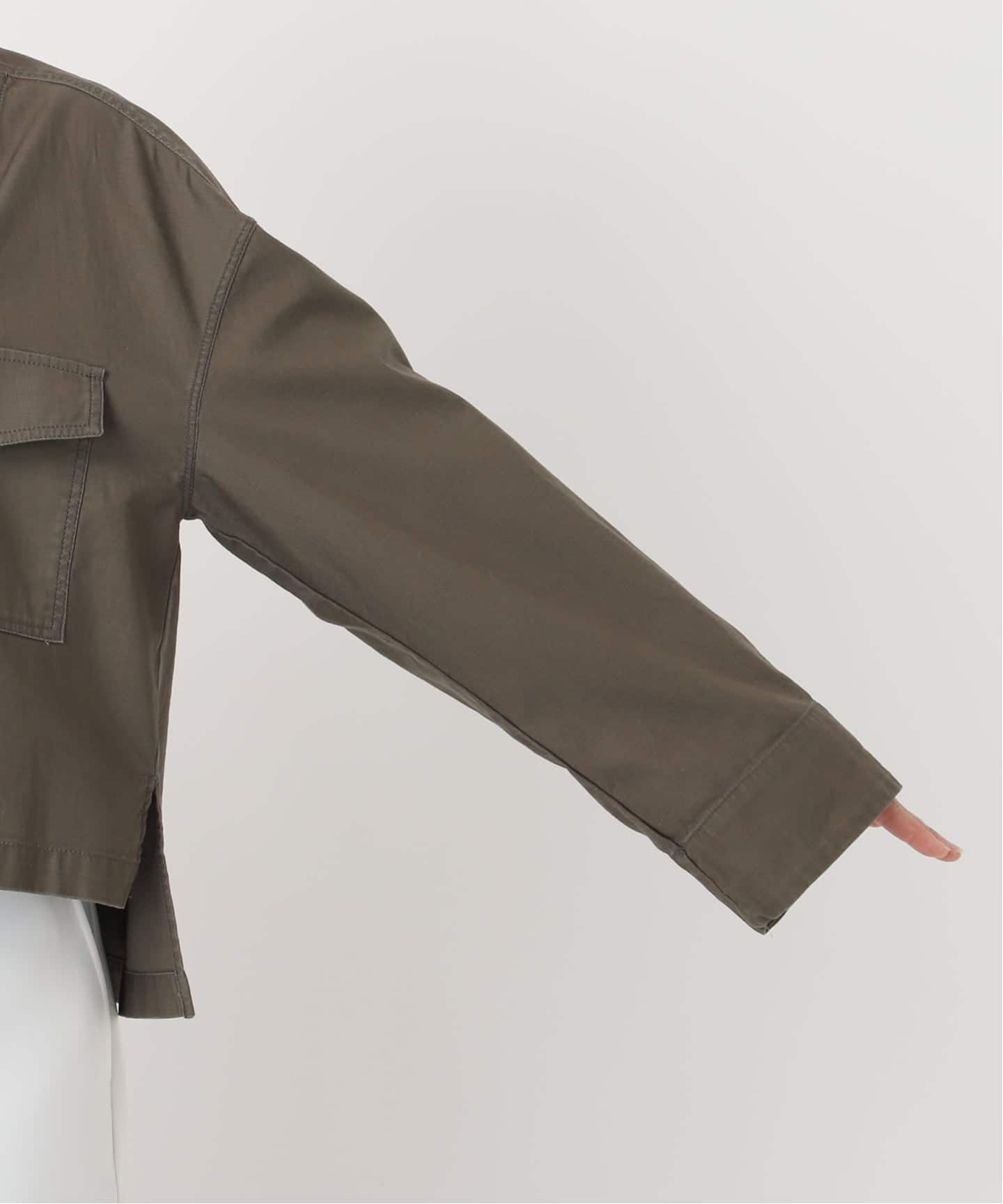 NOBLE ノーブル　ミリタリークロスオーバーシャツブルゾン ミリタリークロスオーバーシャツブルゾン（ミリタリー）｜NOBLE