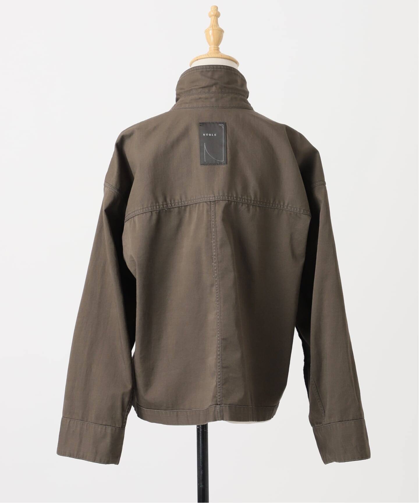 ミリタリークロスオーバーシャツブルゾン（ミリタリー）｜NOBLE