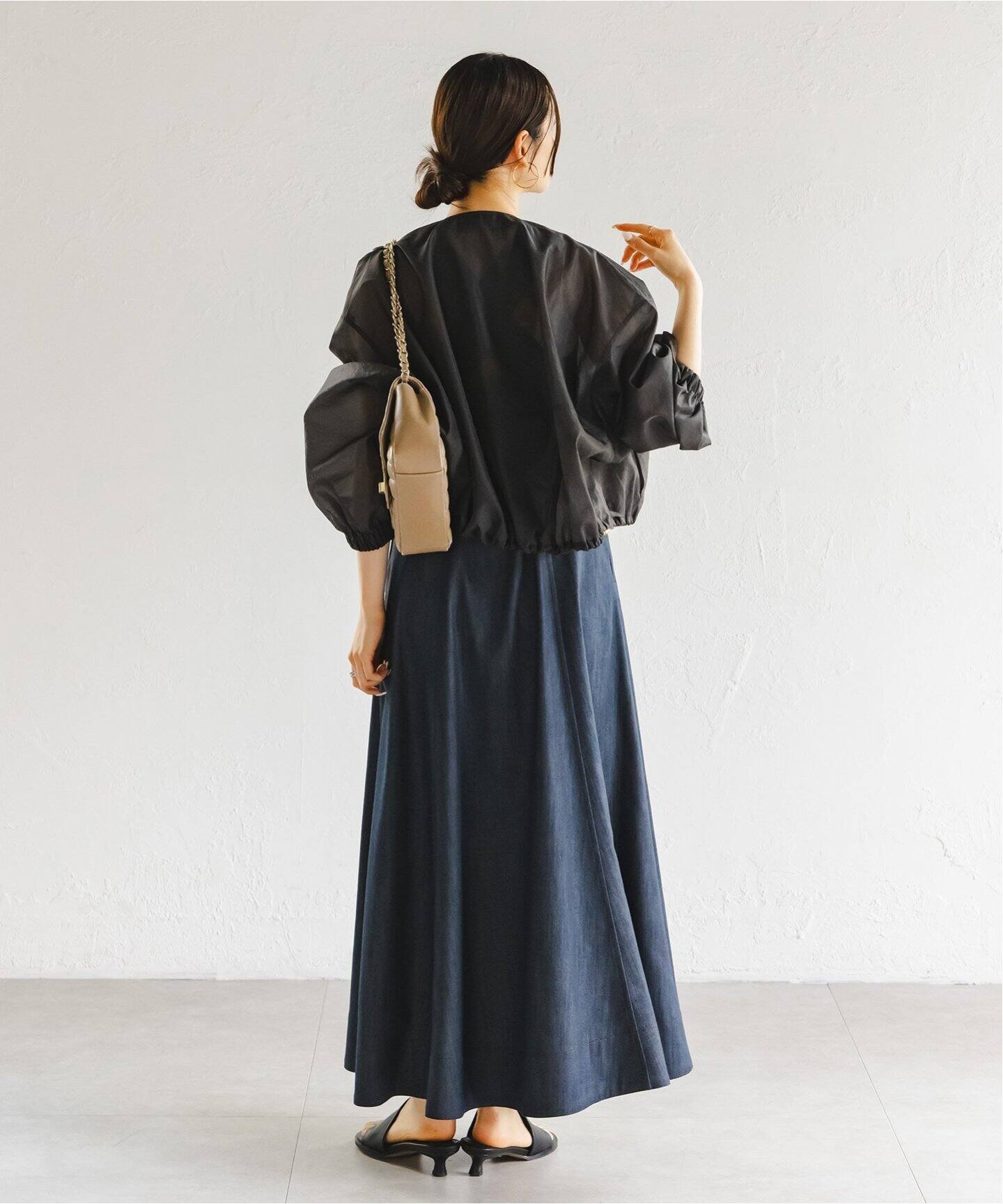 洗える】フォギーシアーVカラーショートブルゾン（その他ブルゾン 