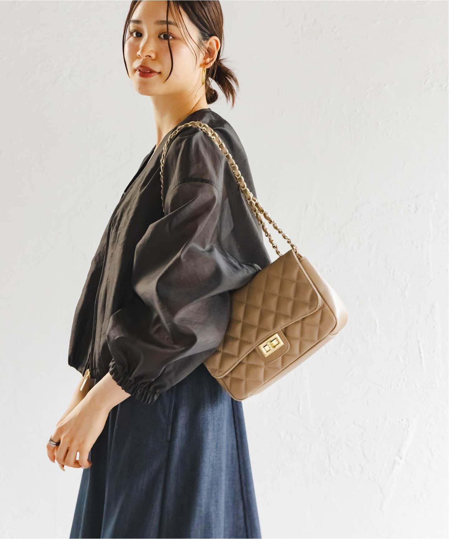 洗える】フォギーシアーVカラーショートブルゾン（その他ブルゾン