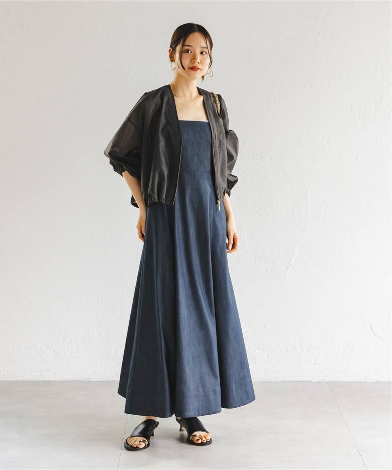 洗える】フォギーシアーVカラーショートブルゾン（その他ブルゾン 