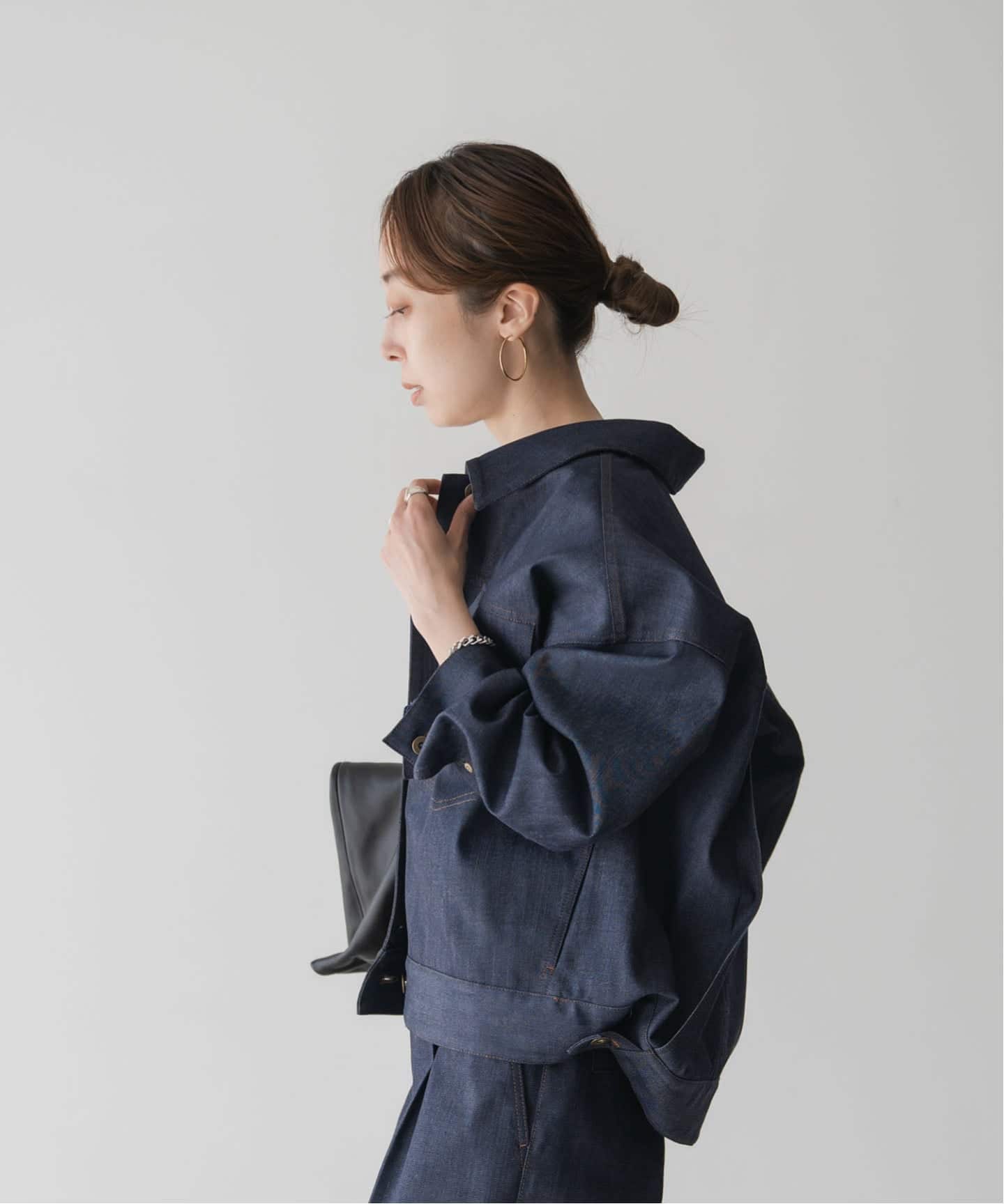 デニムライクオーバージャケット（デニムジャケット）｜NOBLE