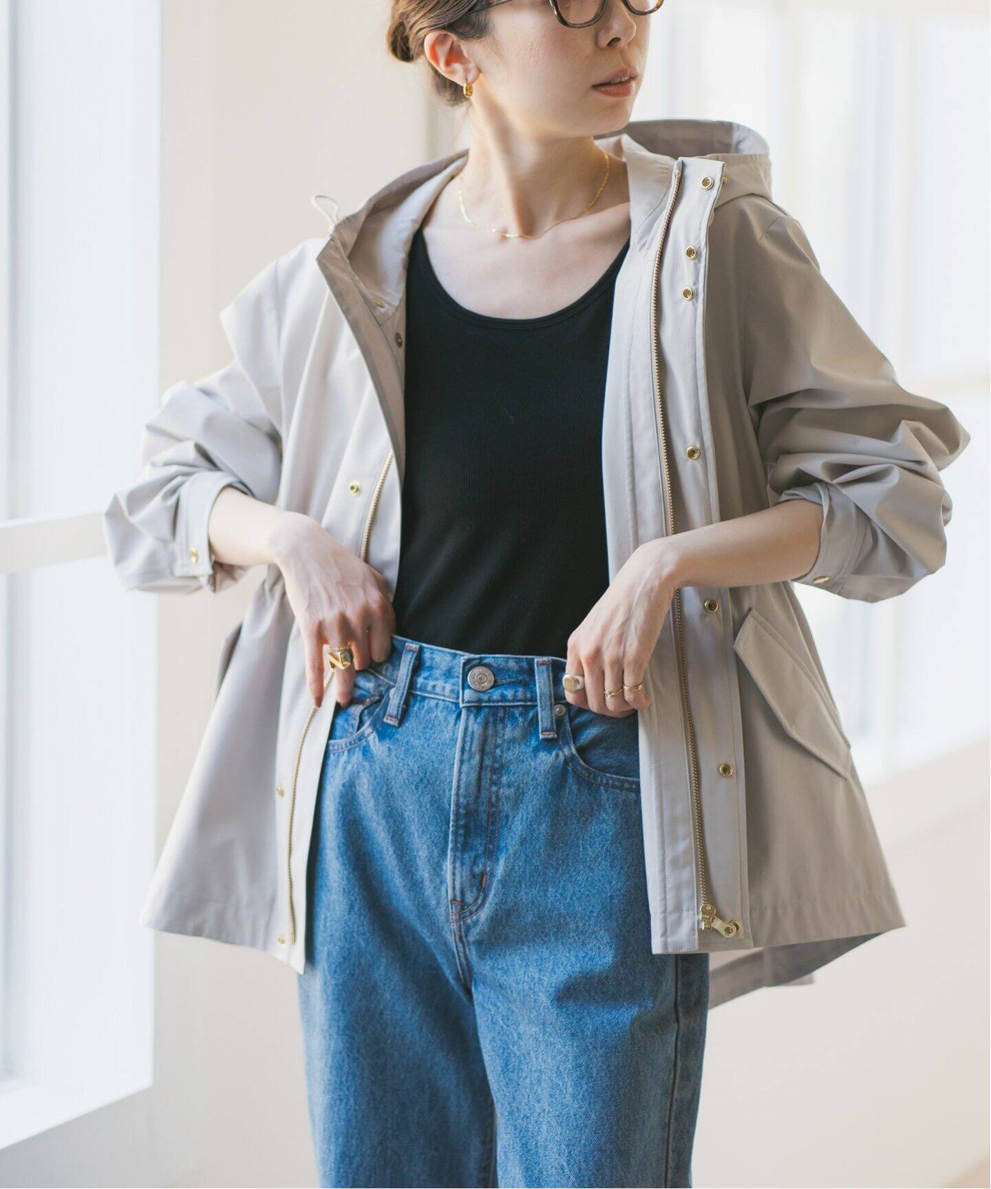 追加2》ウインドプルーフライトマウンテンパーカー（マウンテン  