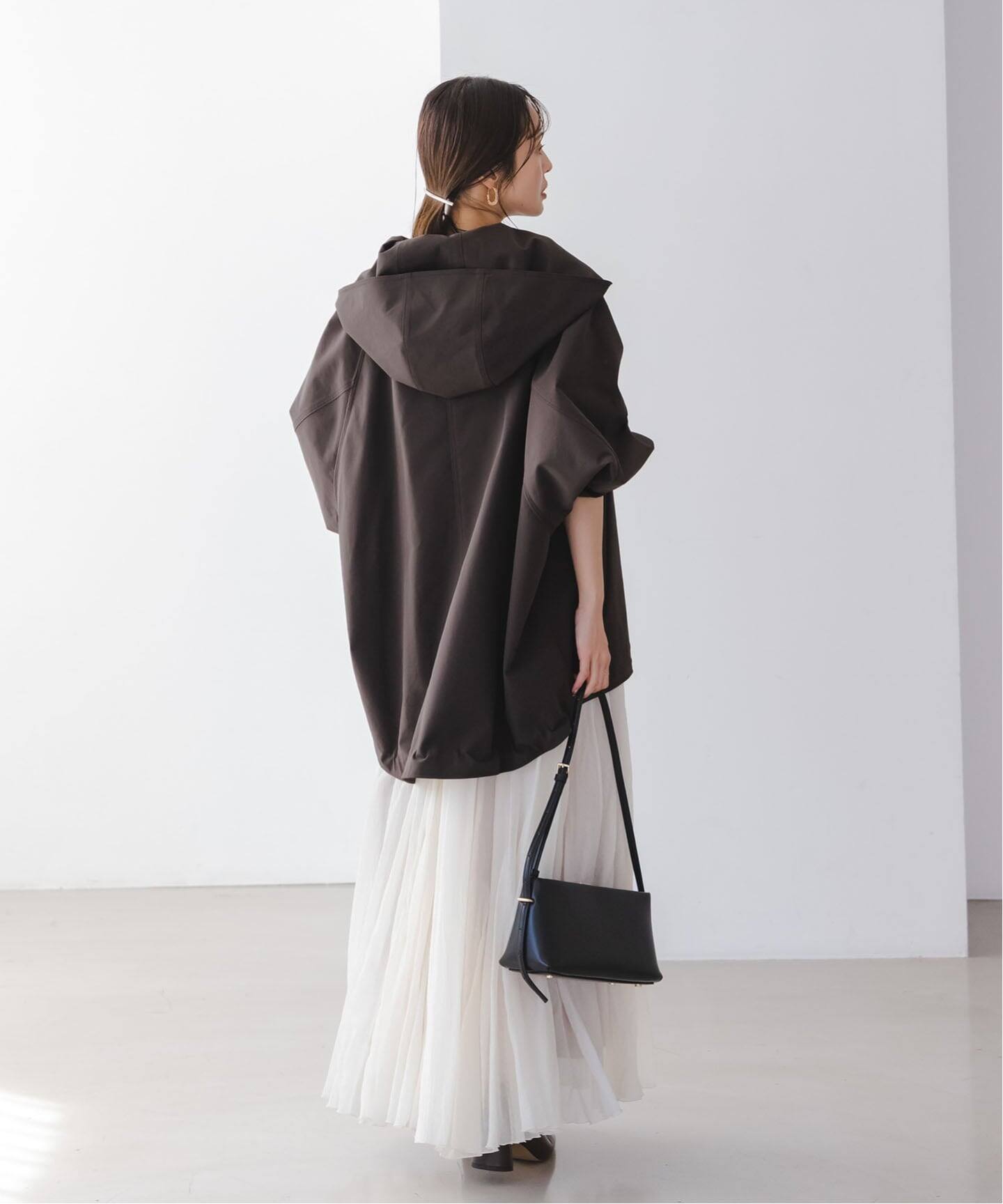 追加》ハイツイストダブルクロスフーディブルゾン（フードコート