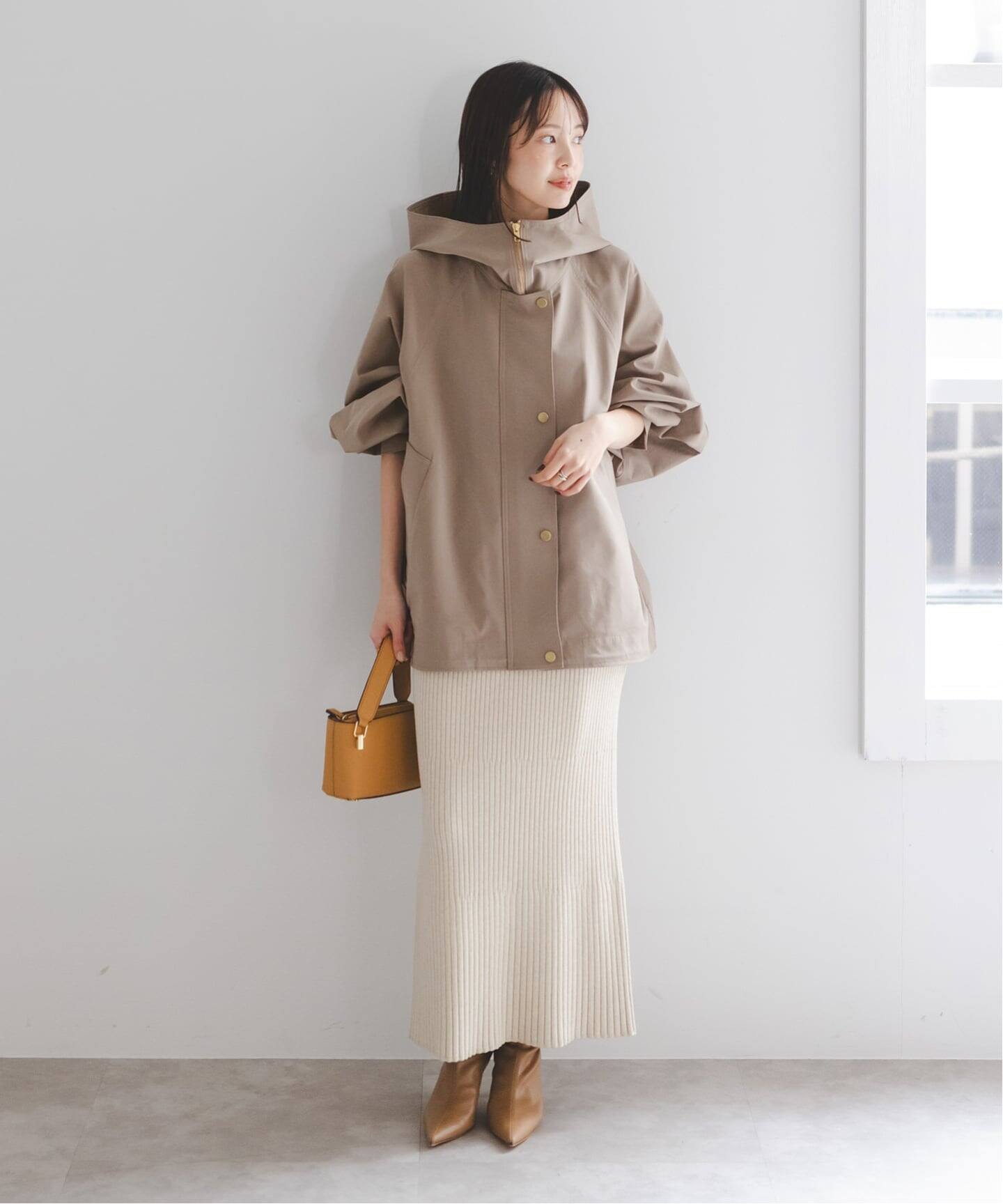 追加》ハイツイストダブルクロスフーディブルゾン（フードコート