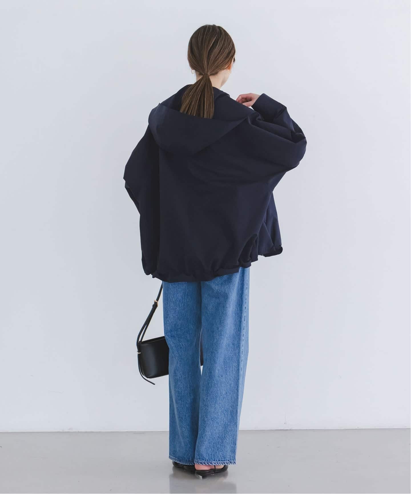 追加》ハイツイストダブルクロスフーディブルゾン（フードコート