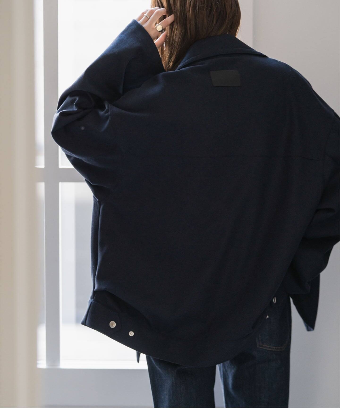 COG THE BIGSMOKE/コグザビッグスモーク MACKENZIE OVERSIZED BIKER JK 
