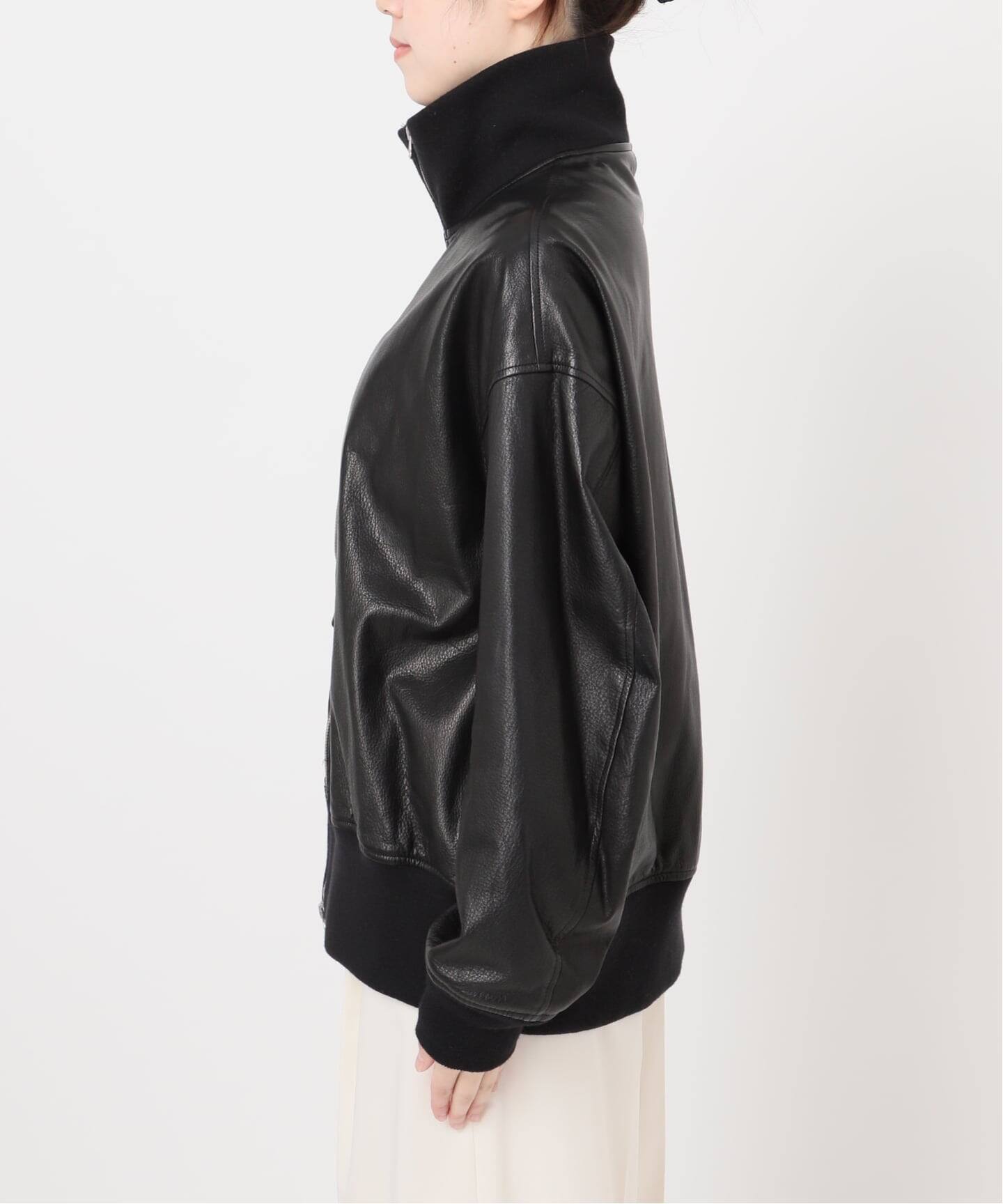 sisii レザーフーディットブルゾン Sisii | レザージャケット WOMEN