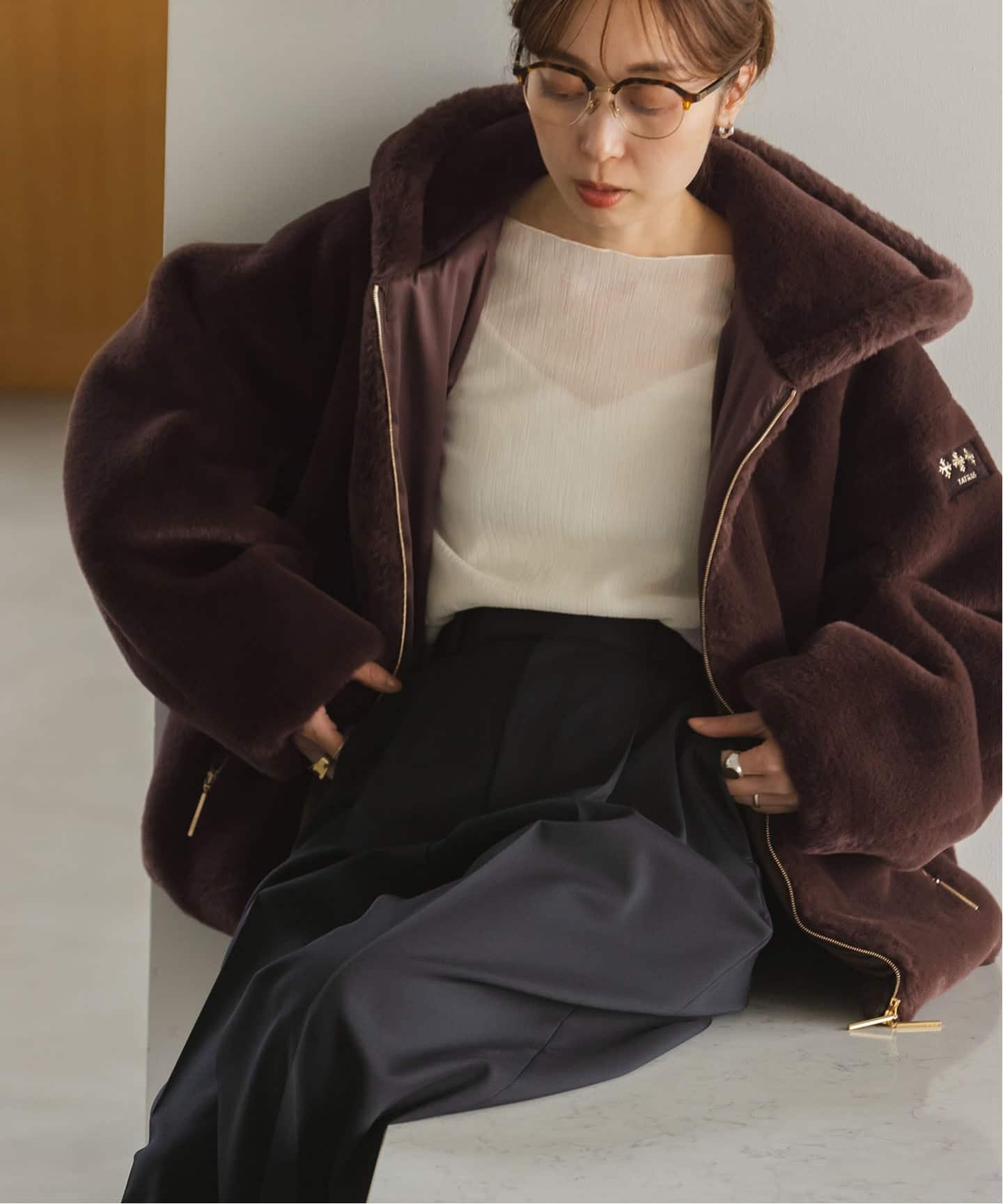 タトラス　ユモラ　ブラウン サイズ2 WEB＋新宿ルミネ限定追加2》TATRAS/タトラス YUMOLA(ユモラ)（ボア