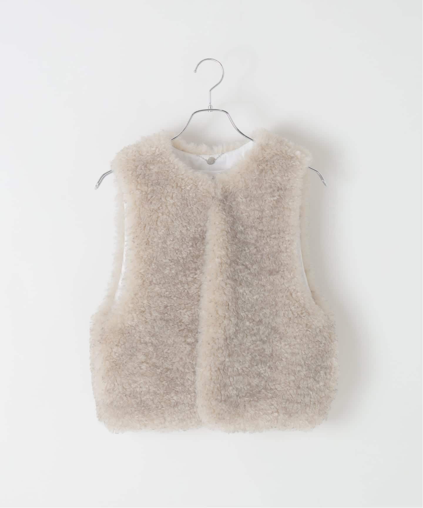goa fur shawl Stall vest ファー マフラー ベスト FUR VEST / ファーベスト（ベスト）｜CALMER（カルメール）の