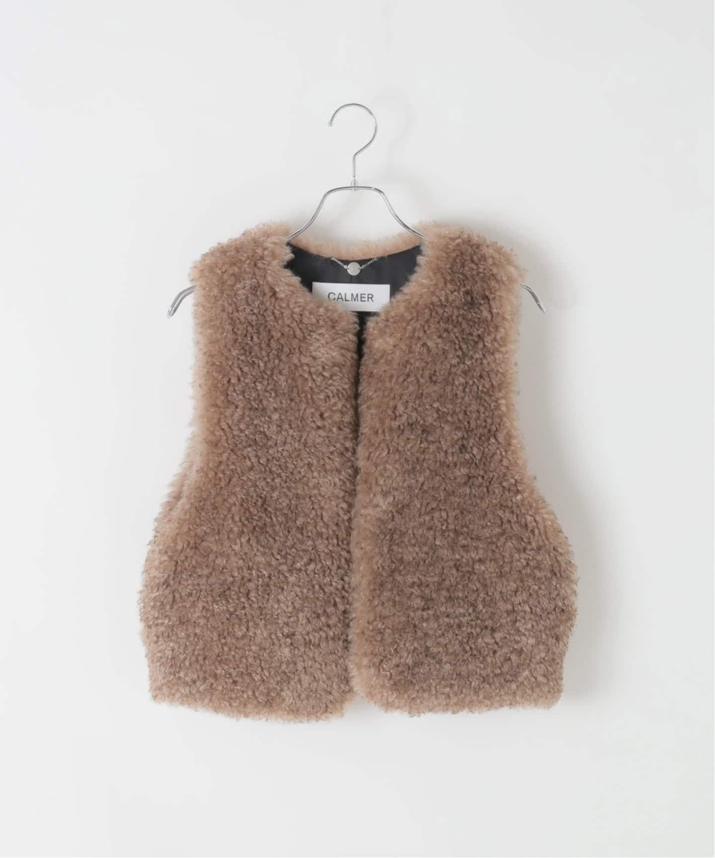 CALMER FUR VEST / ファーベスト 予約》FUR VEST / ファーベスト（ベスト）｜CALMER（カルメール