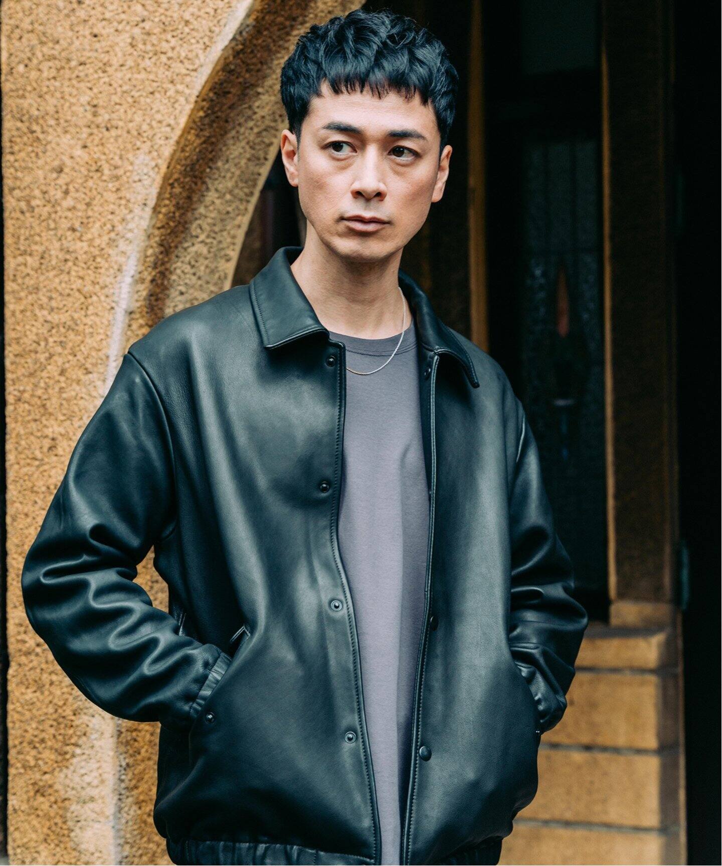 べジタブルラムレザー コーチジャケット（レザージャケット）｜EDIFICE 