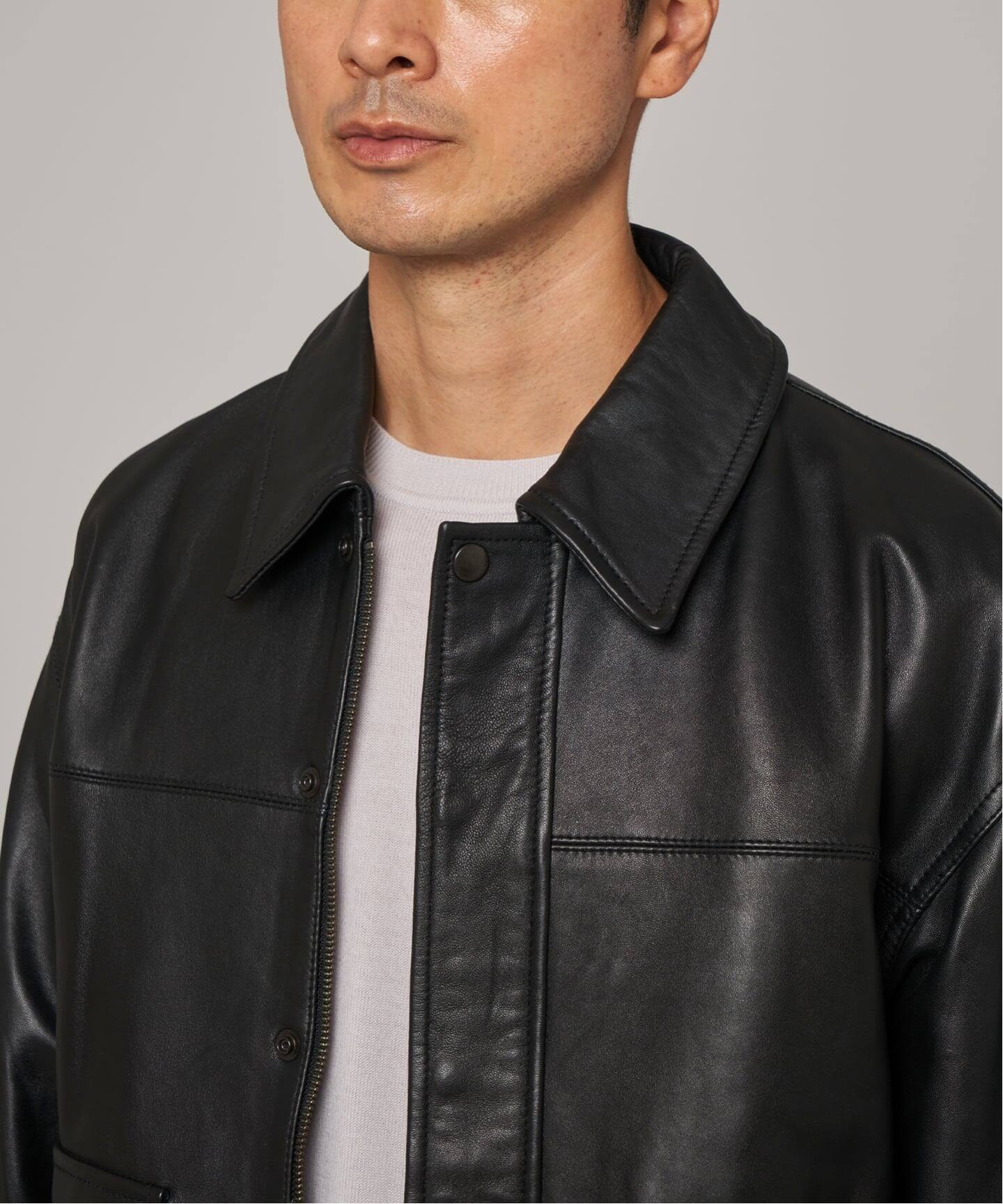 EDIFICE A2レザーショートブルゾン A2 レザーショートブルゾン | エディフィス(EDIFICE) | マルイ