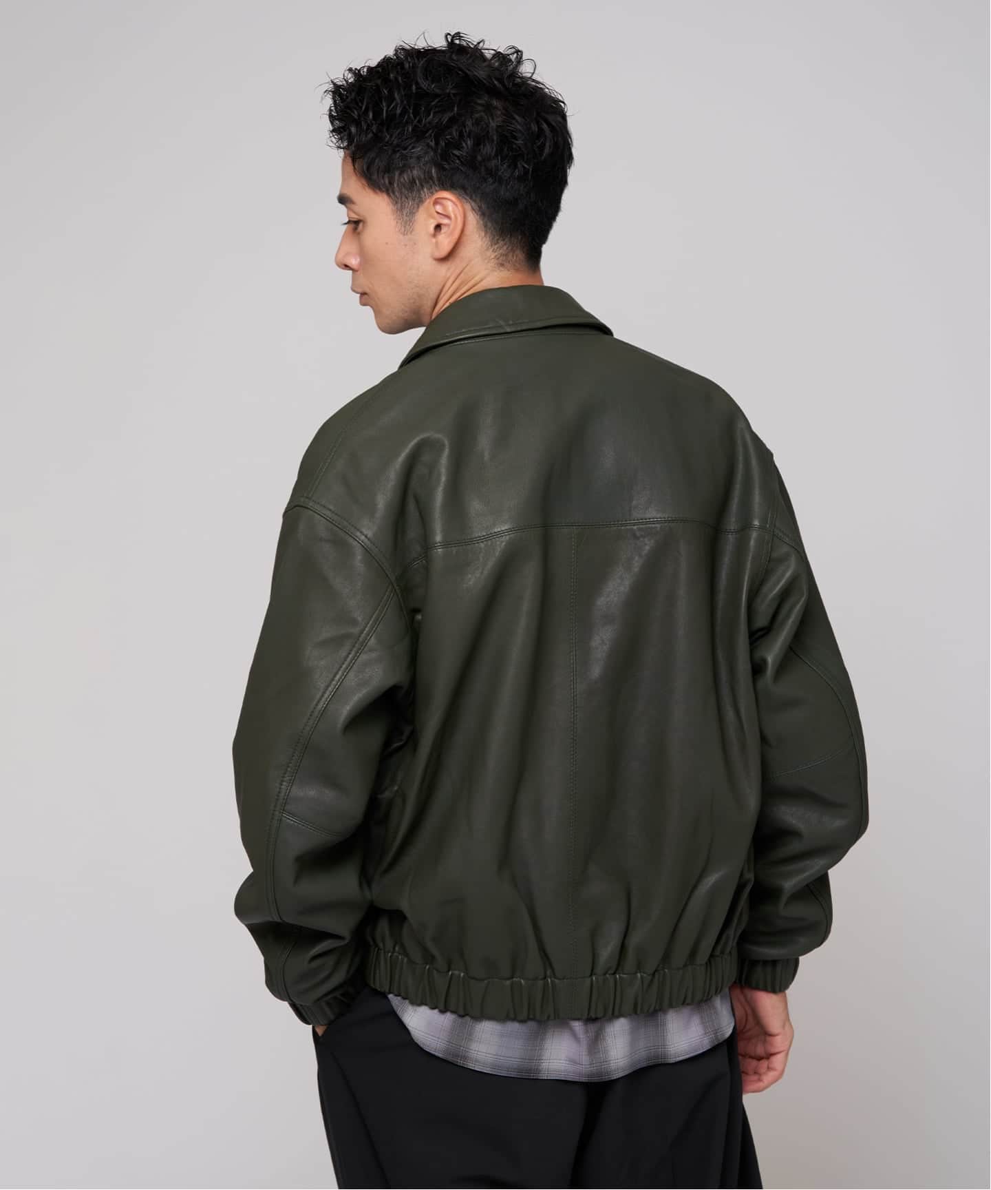 A2 レザーショートブルゾン（レザージャケット）｜EDIFICE