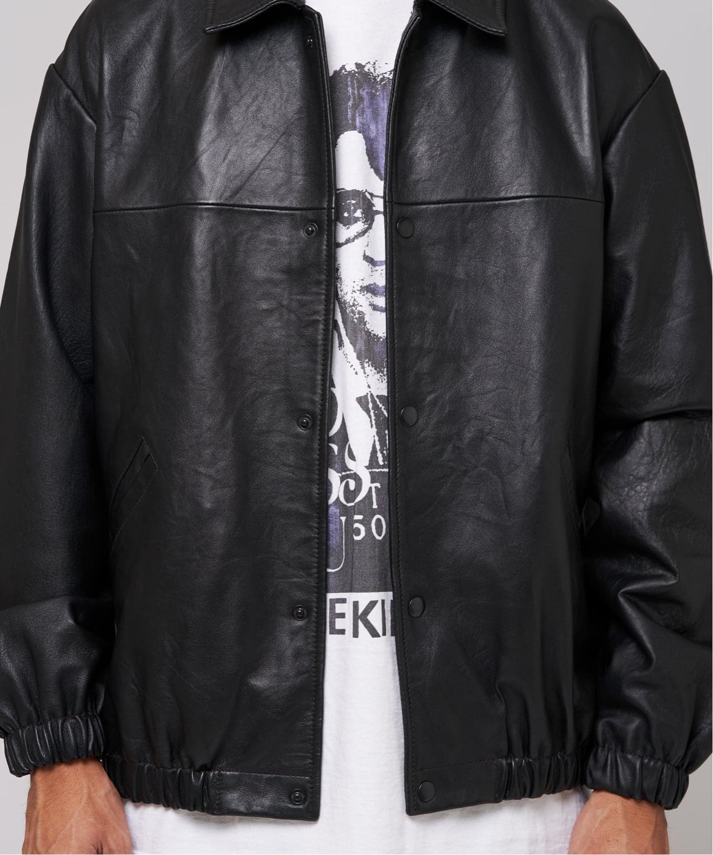 べジタブルラムレザー コーチジャケット（レザージャケット）｜EDIFICE